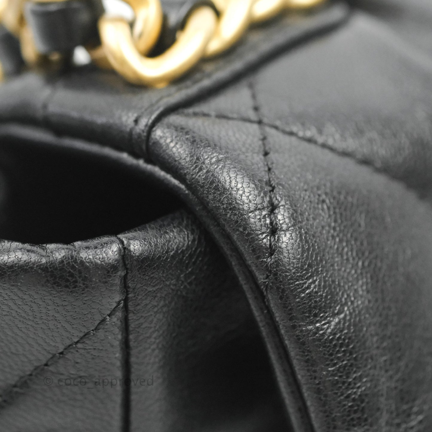 Chanel 19 Small Black Goatskin Mixed Hardware 20S