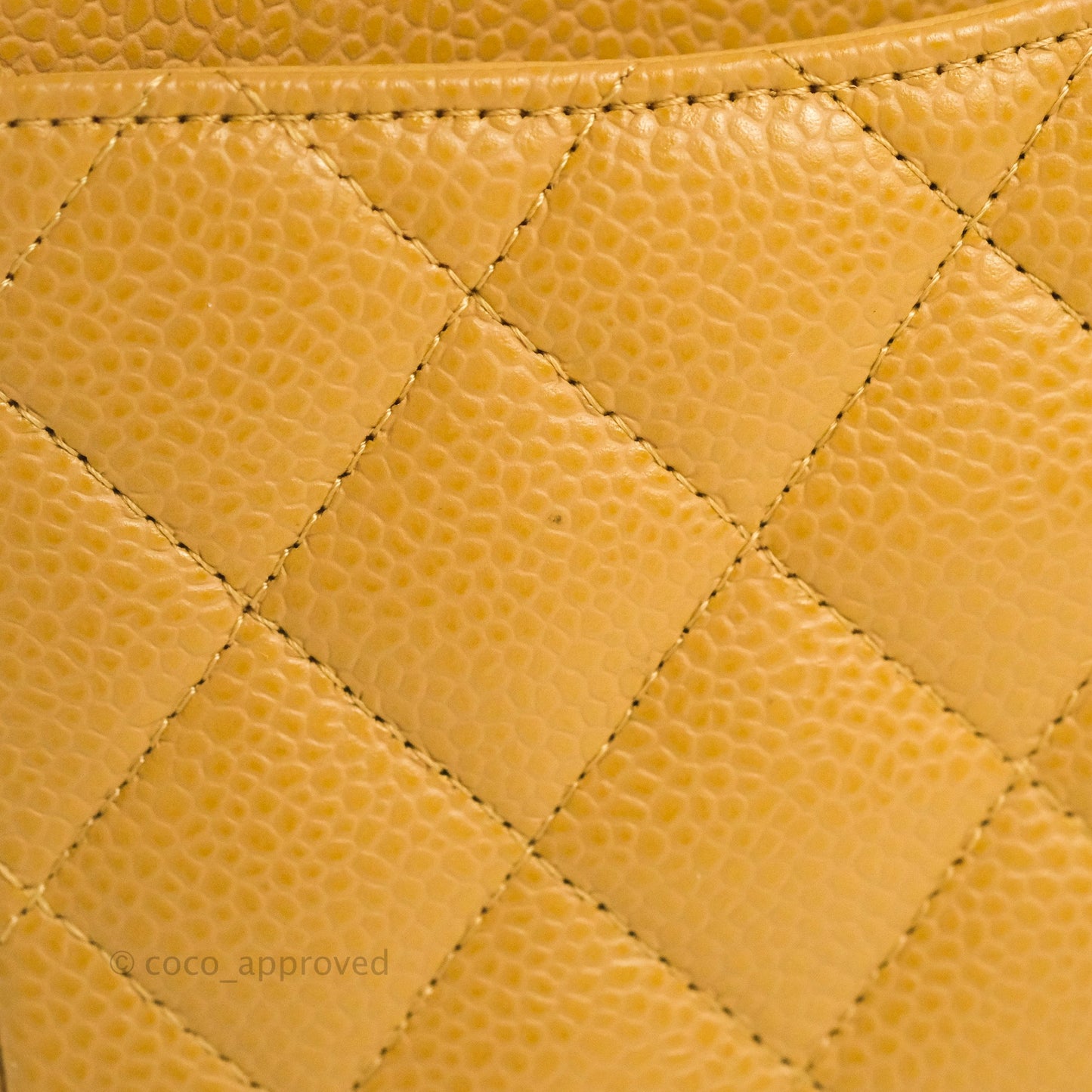Chanel S/M Small Classic Quilted Flap Dark Beige Caviar 24K Gold Hardware