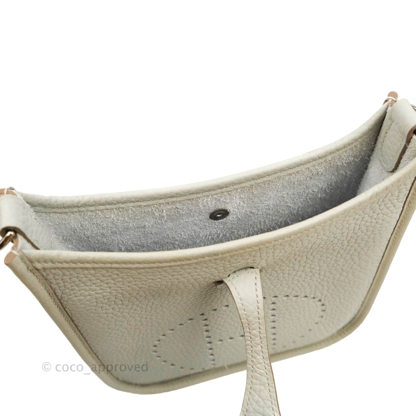 Hermès Mini Evelyne 16 Bleu Pal/ Gris Etain Amazone Palladium Hardware