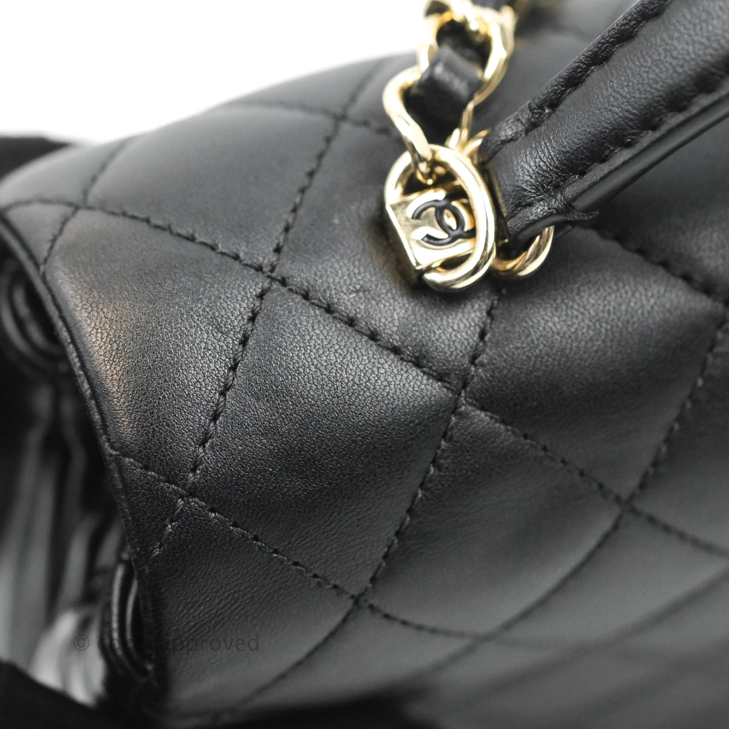 Chanel Quilted Small Citizen Chic Flap Black Lambskin Gold Hardware