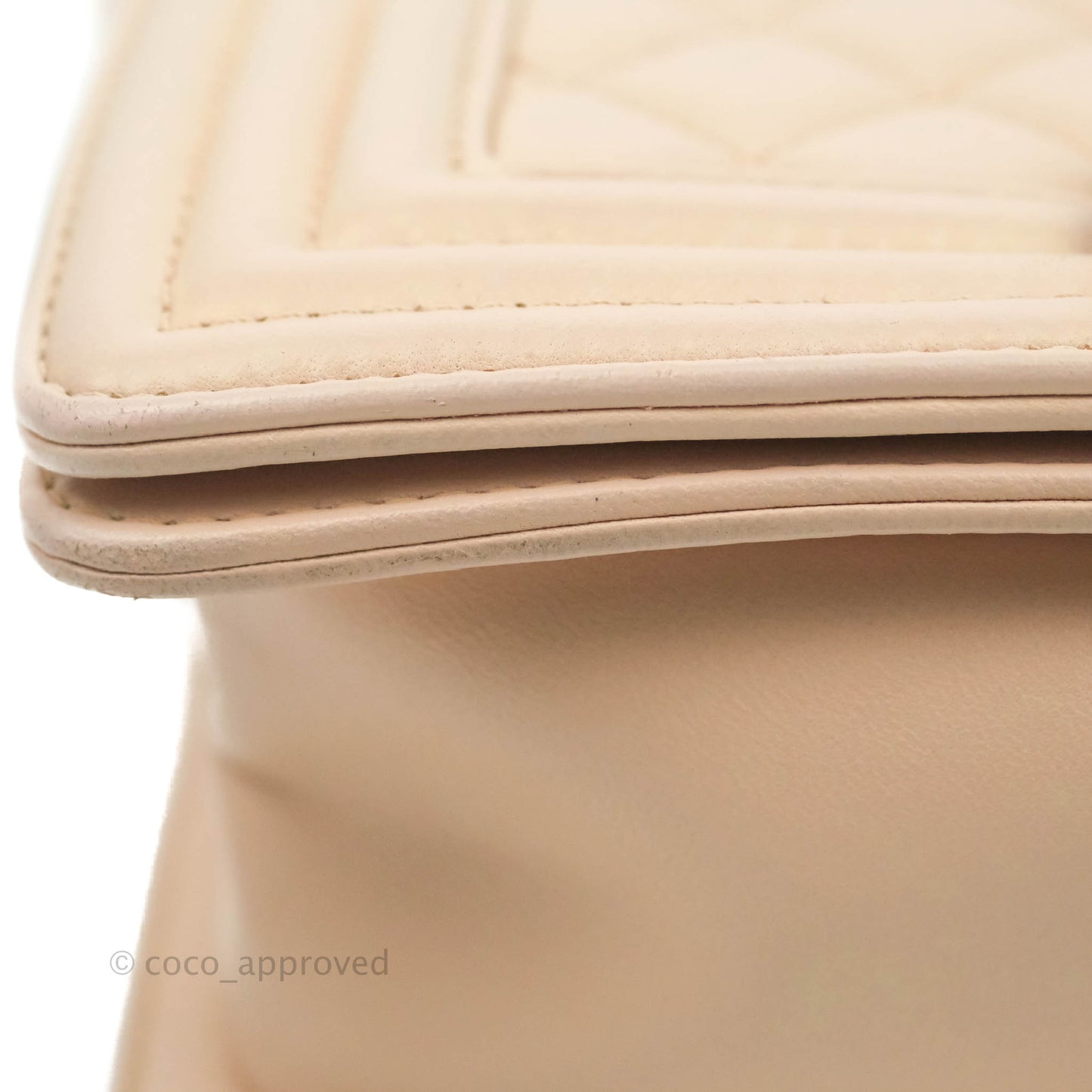 Chanel Boy Small Light Beige Pink Calfskin Ruthenium Hardware