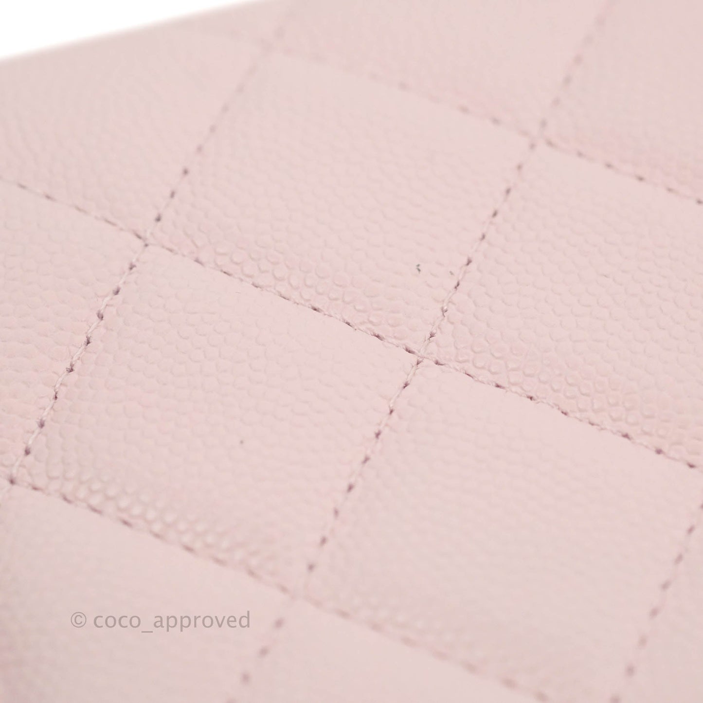 Chanel Quilted Wallet on Chain WOC Crystal Braided CC Light Pink Caviar Gold Hardware