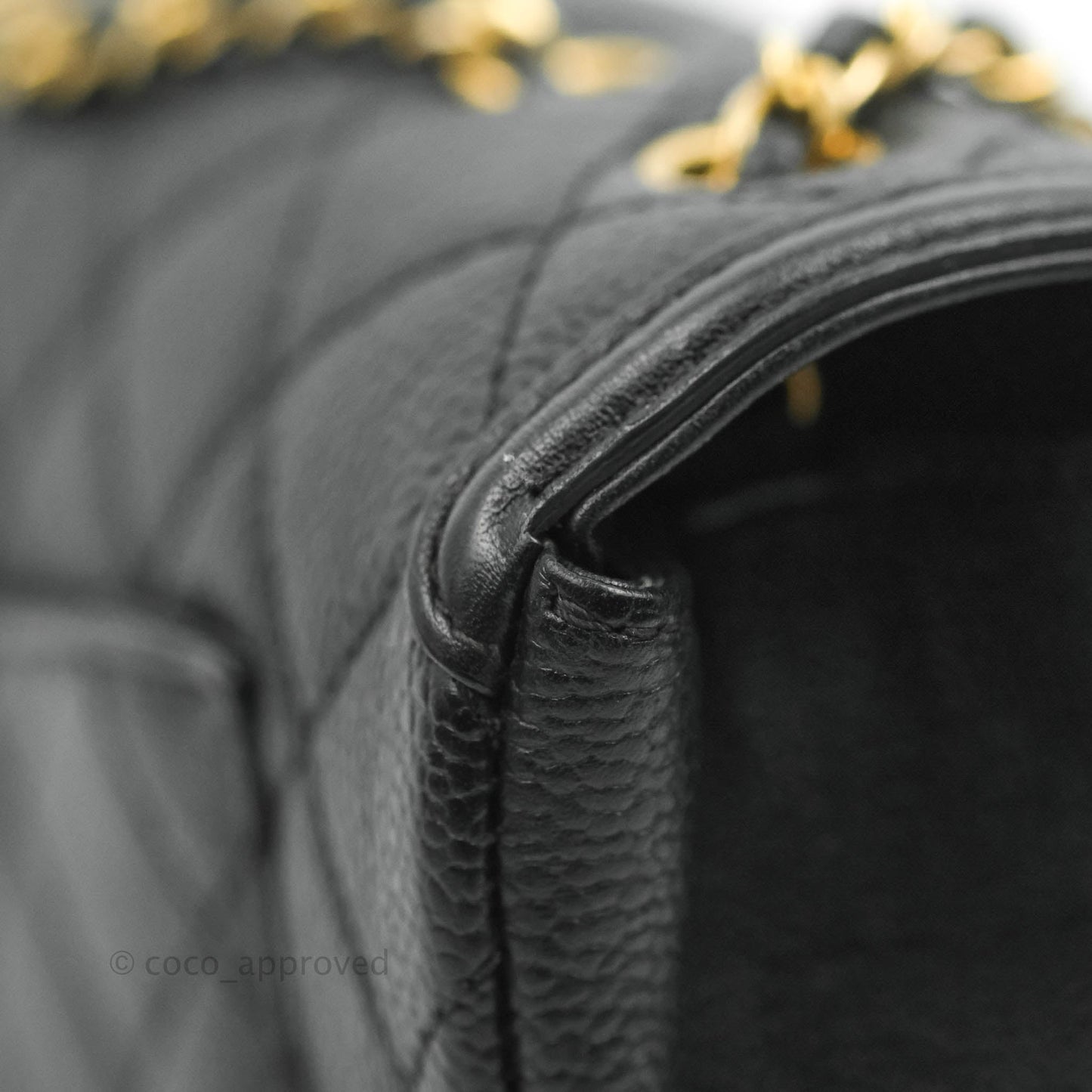 Chanel Quilted Small CC Filigree Flap Black Caviar