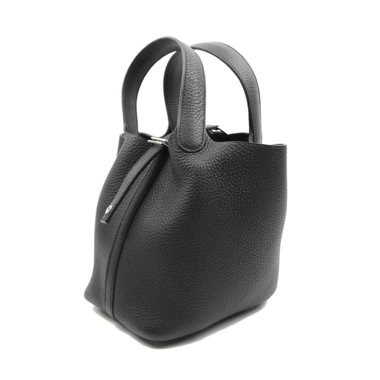Hermès Taurillon Clemence Picotin Lock 18 PM Black Palladium Hardware
