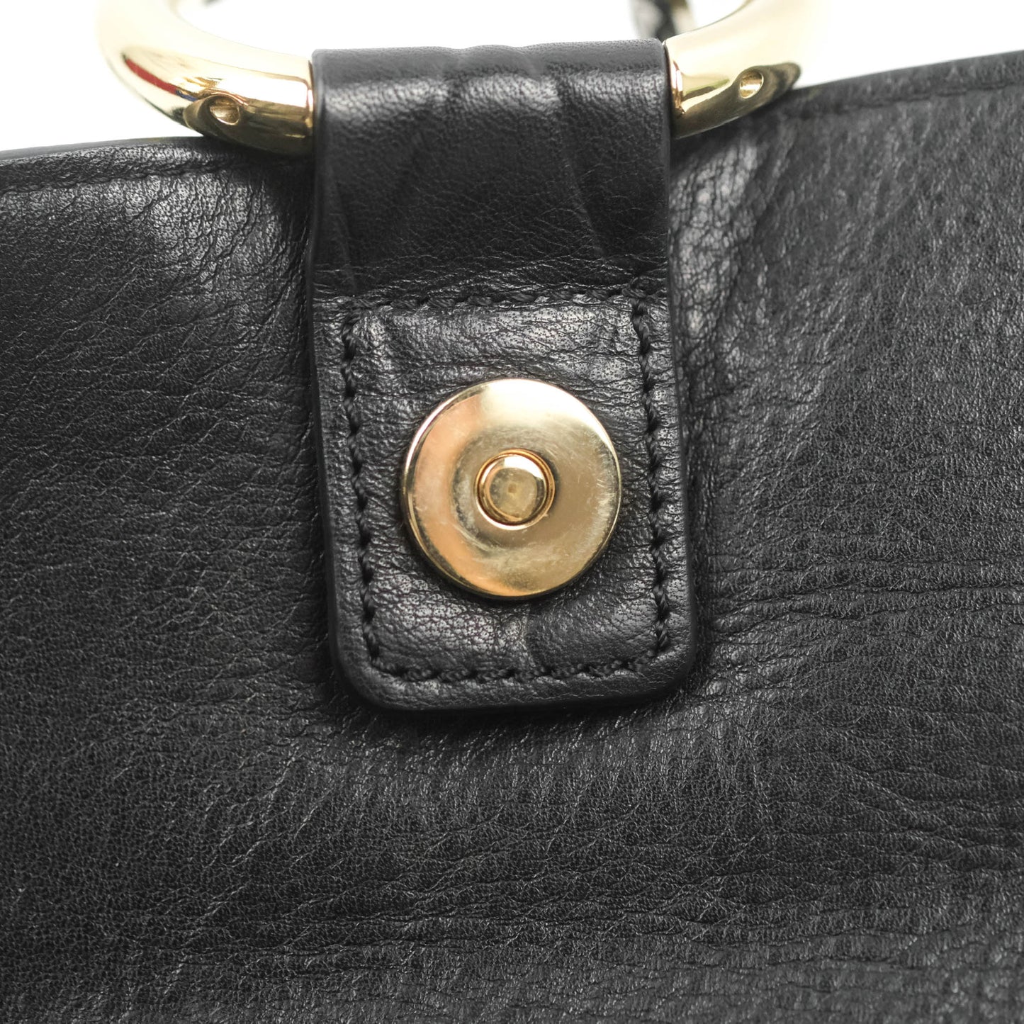 Chloe Small Faye Shoulder Bag Quilted Black Calfskin