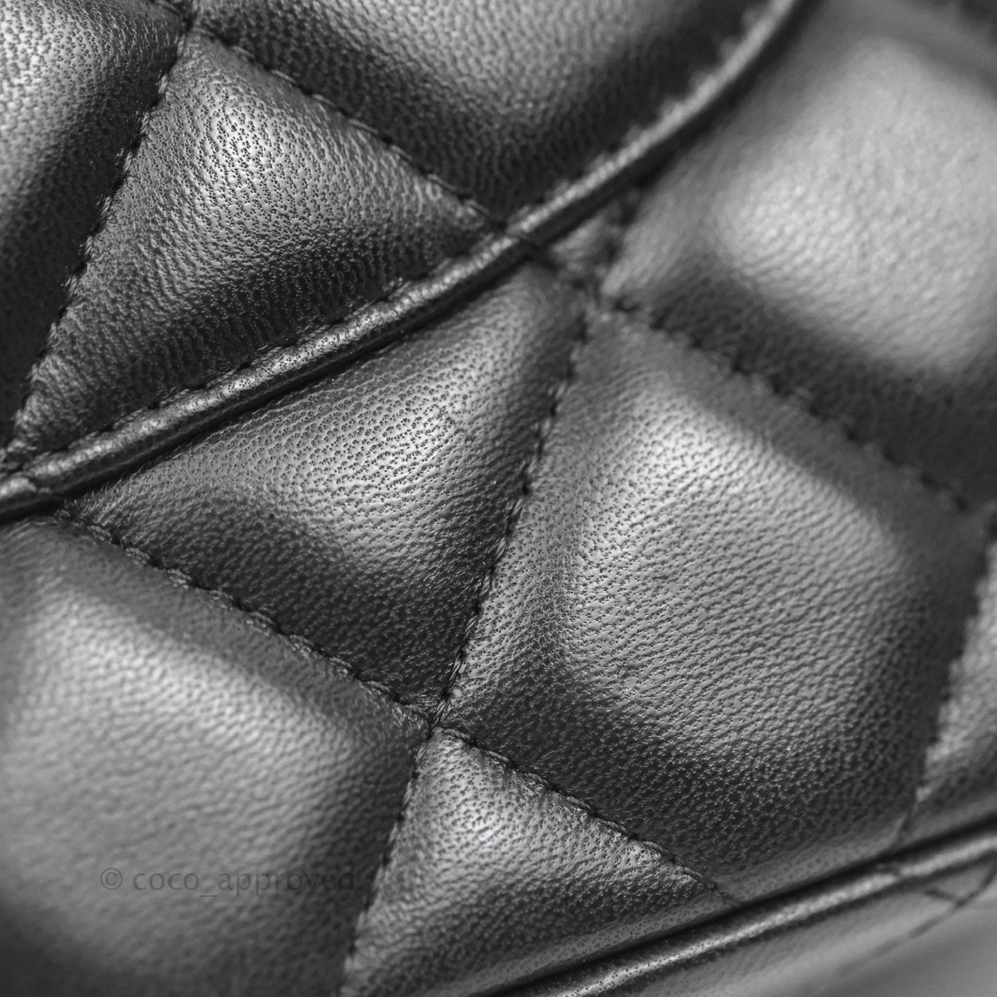 Chanel Jumbo Double Flap Black Lambskin Silver Hardware⁣⁣