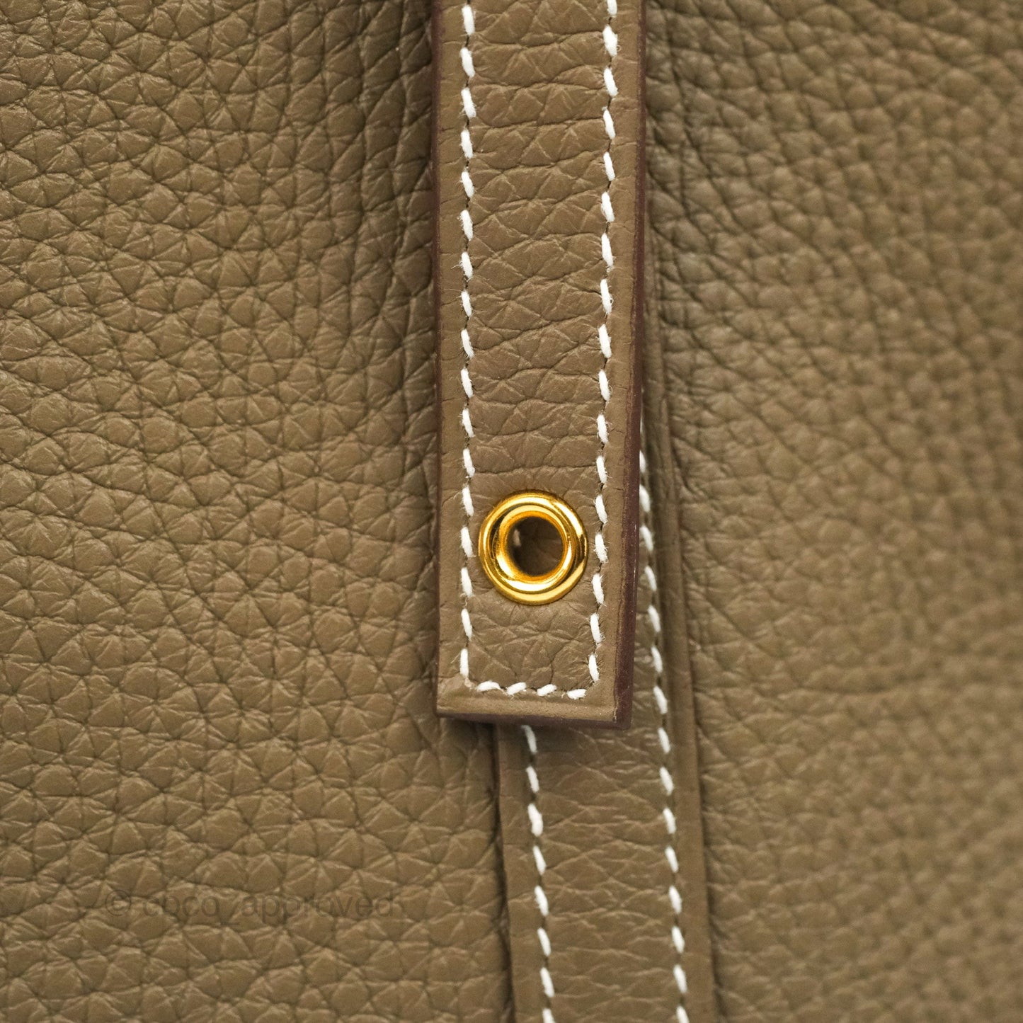 Hermès Picotin Lock 22 Clemence Etoupe Gold Hardware