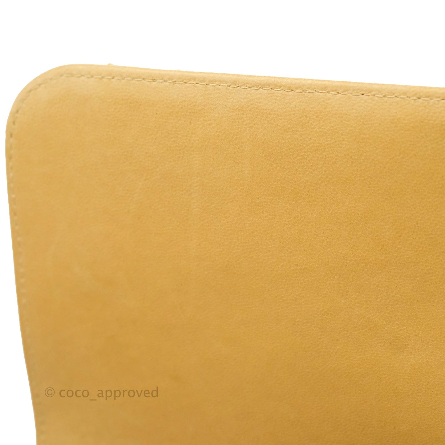 Chanel Classic Vintage Jumbo Single Flap Beige Lambskin Gold Hardware