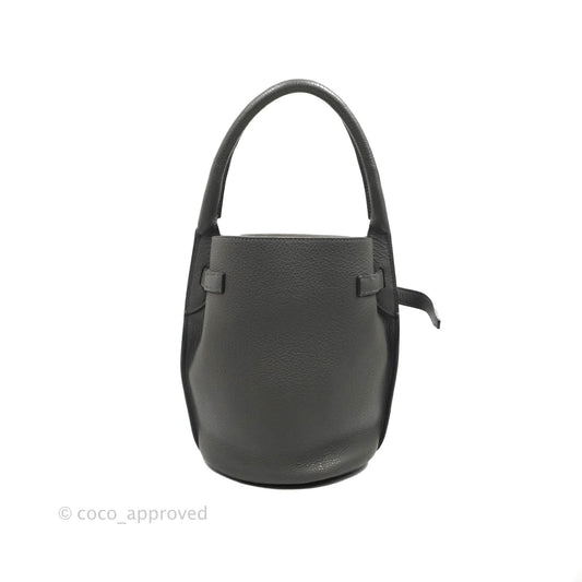 Celine Big Bag Nano Bucket Grey Grained Calfskin