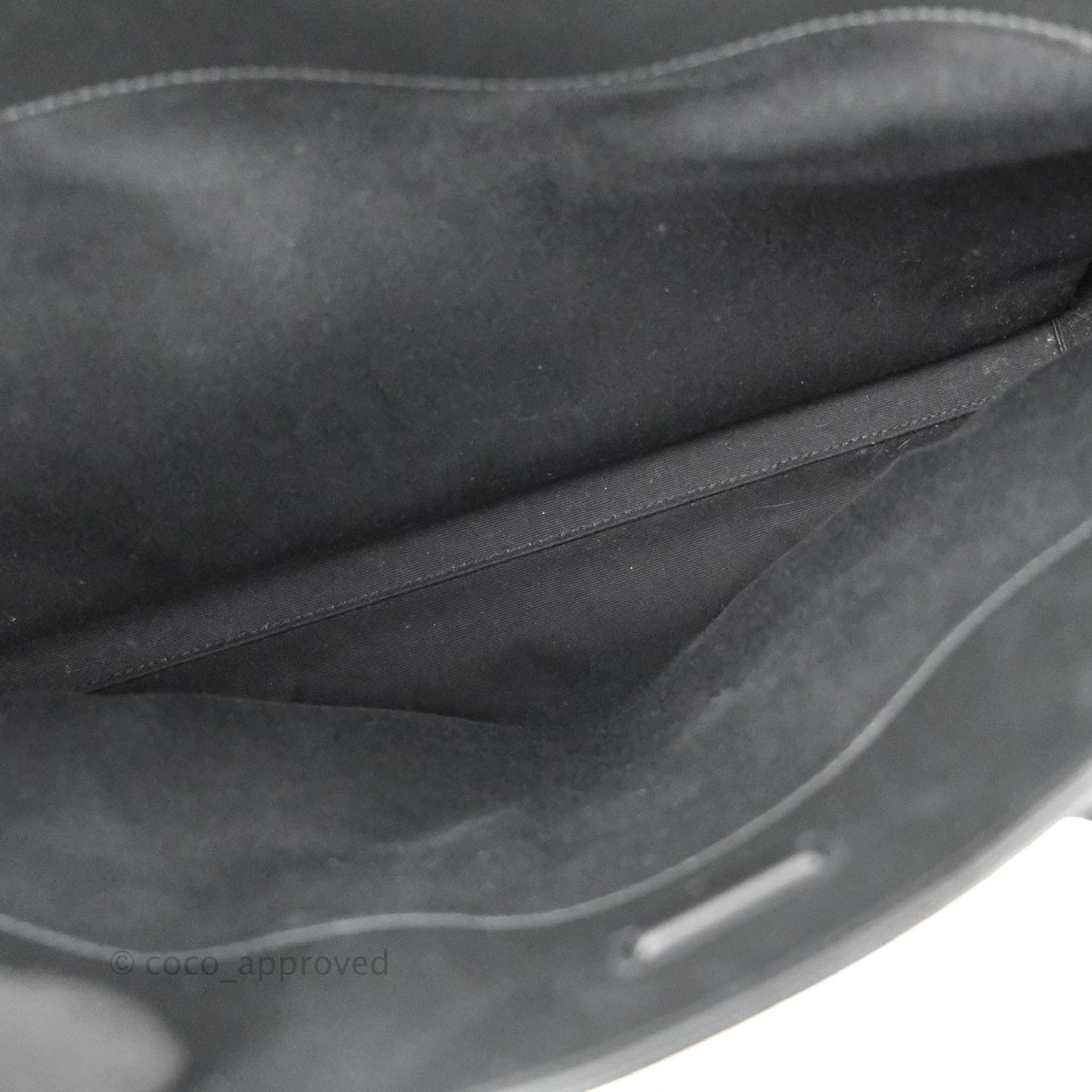 Saint Laurent Larger Jane Bag Black Silver Hardware