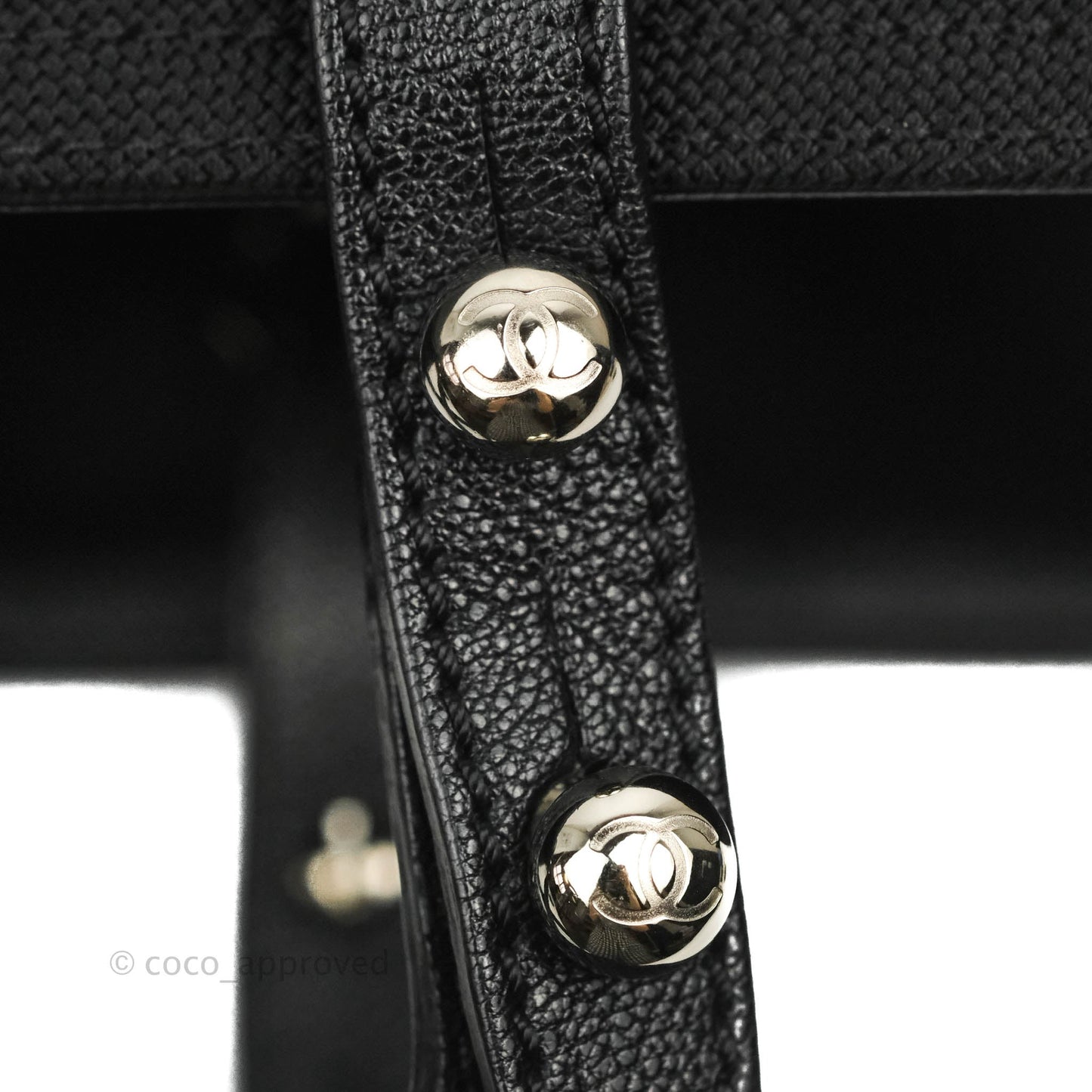 Chanel Quilted Large Paris Biarritz Tote Black Coated Canvas