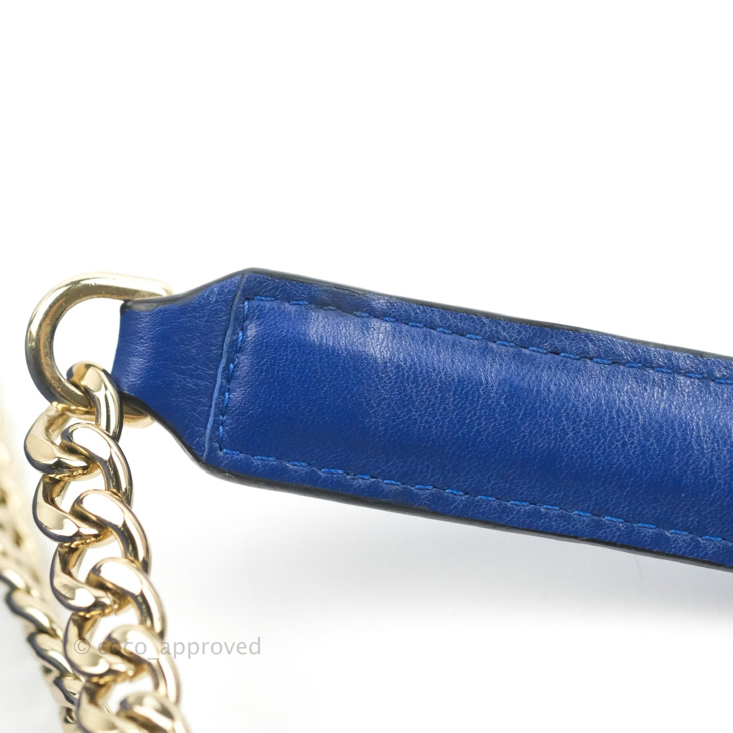 Loewe Avenue Chain Bag Anagram Blue