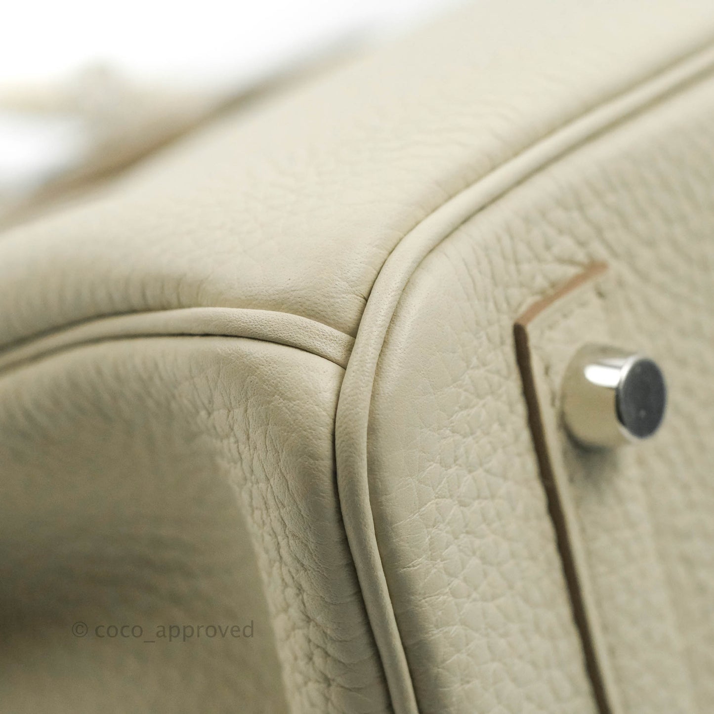 Hermès Birkin 30 Beton Clemence Palladium Hardware