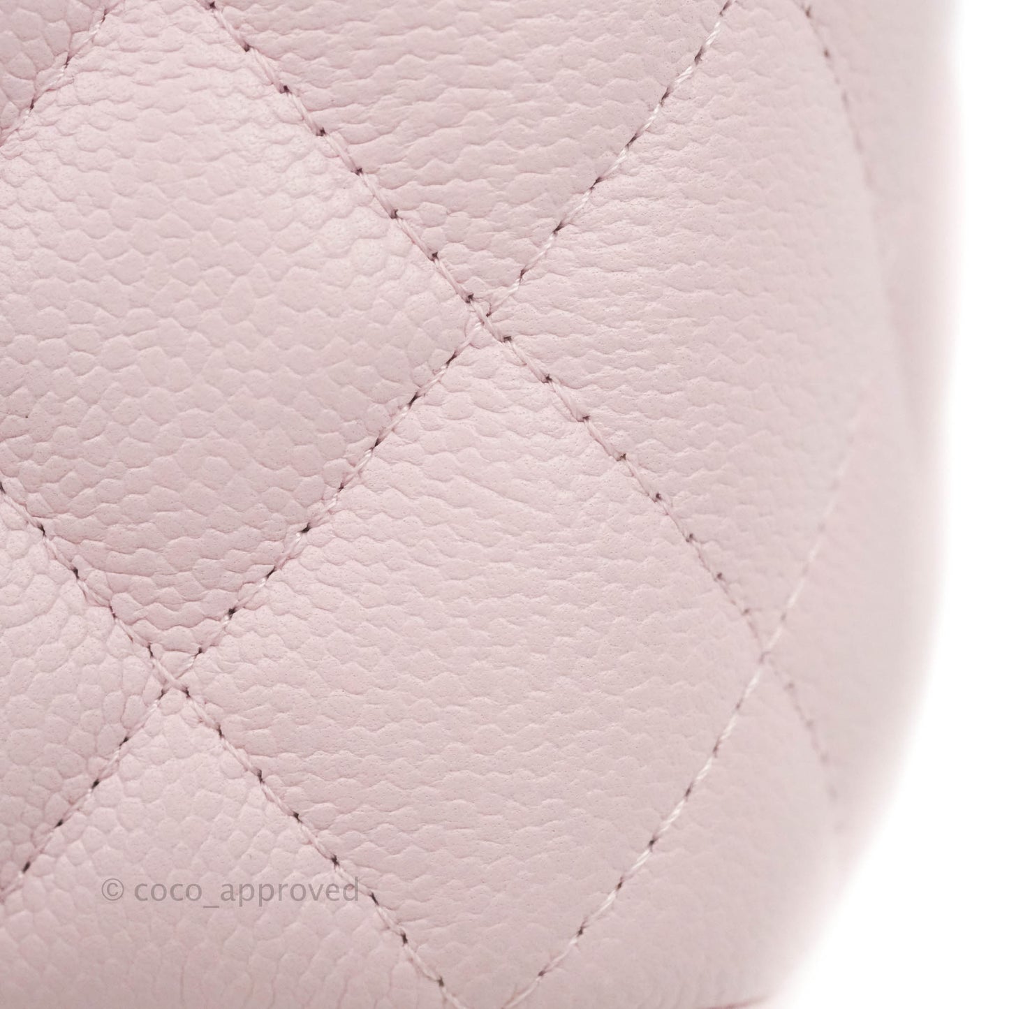Chanel Vanity with CC Chain Light Pink Caviar Gold Hardware