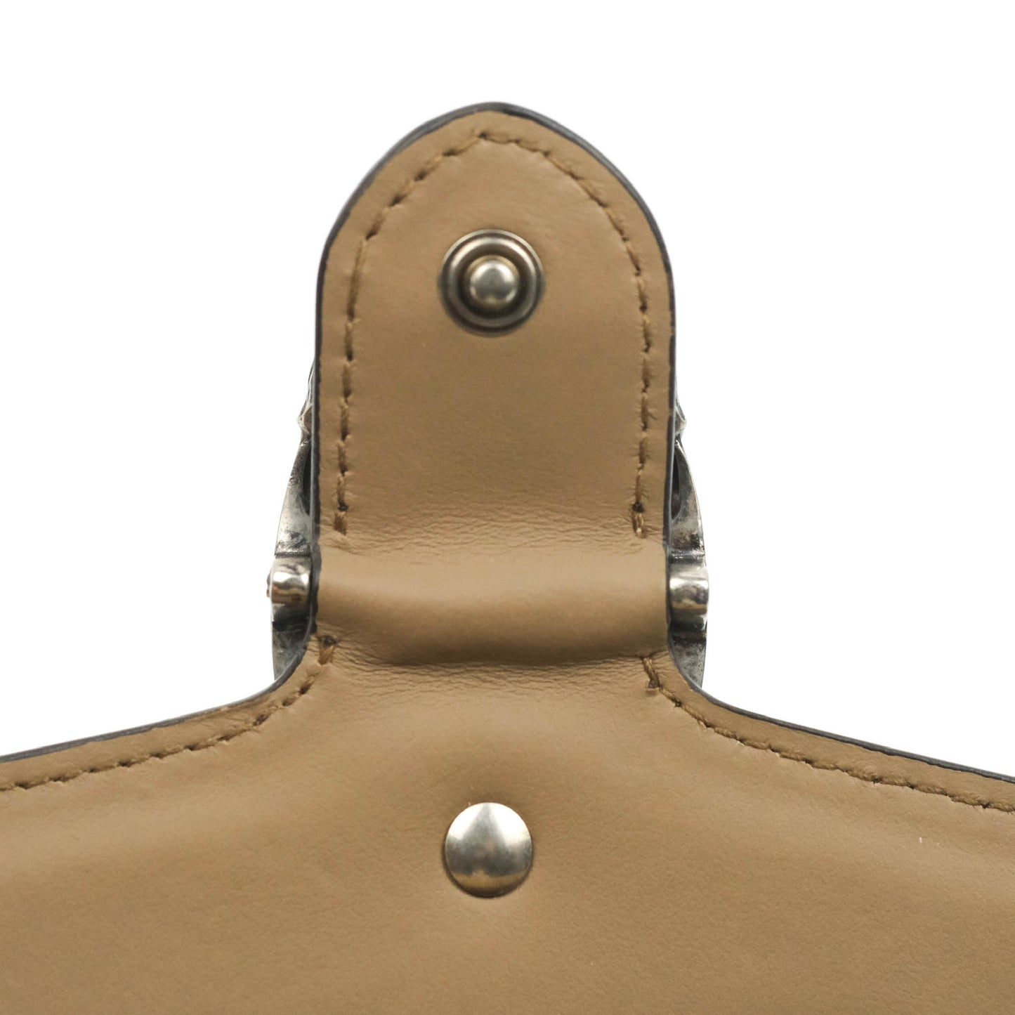 Gucci Dionysus GG Supreme Super Mini Crossbody Bag Ruthenium Hardware