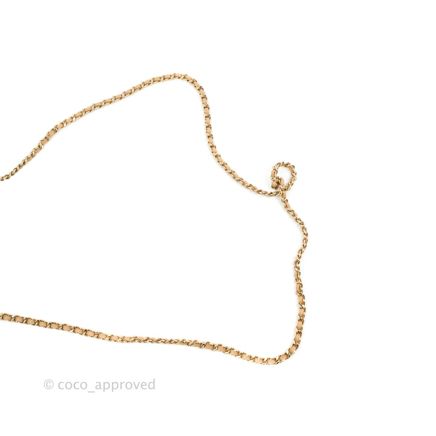 Chanel Round Circle Bag Dark Beige Caviar Light Gold Hardware