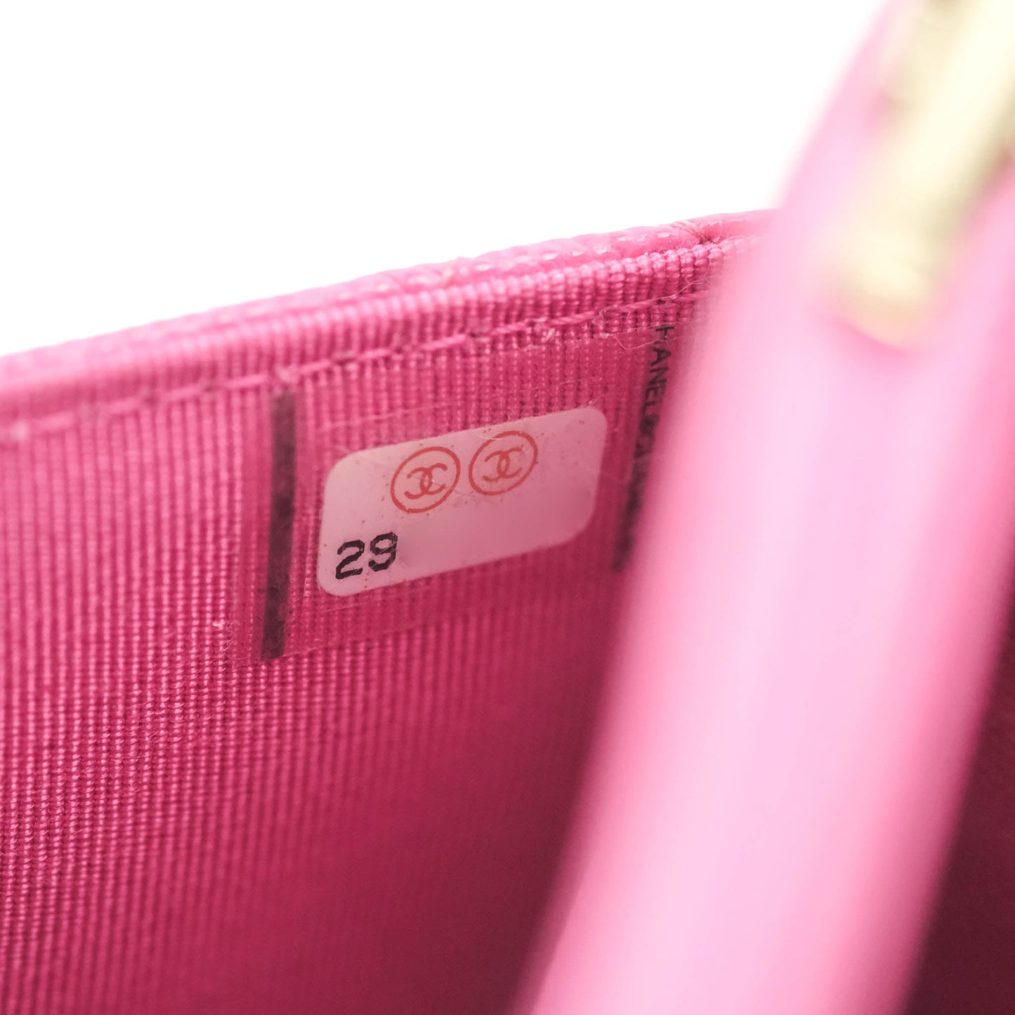 Chanel Quilted Wallet on Chain WOC Pink Caviar Gold Hardware