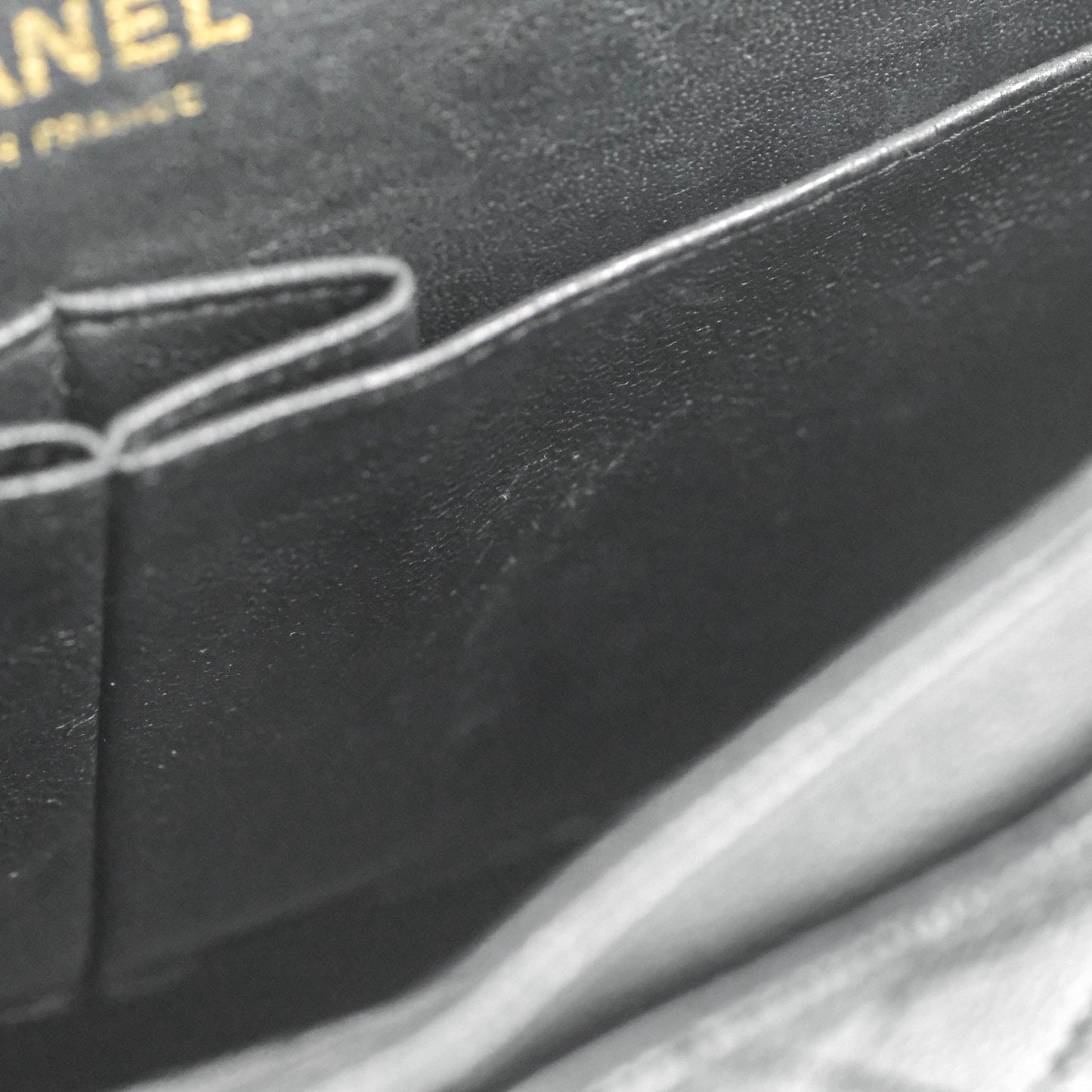 Chanel Classic Medium M/L Flap Black Caviar 24K Gold Hardware