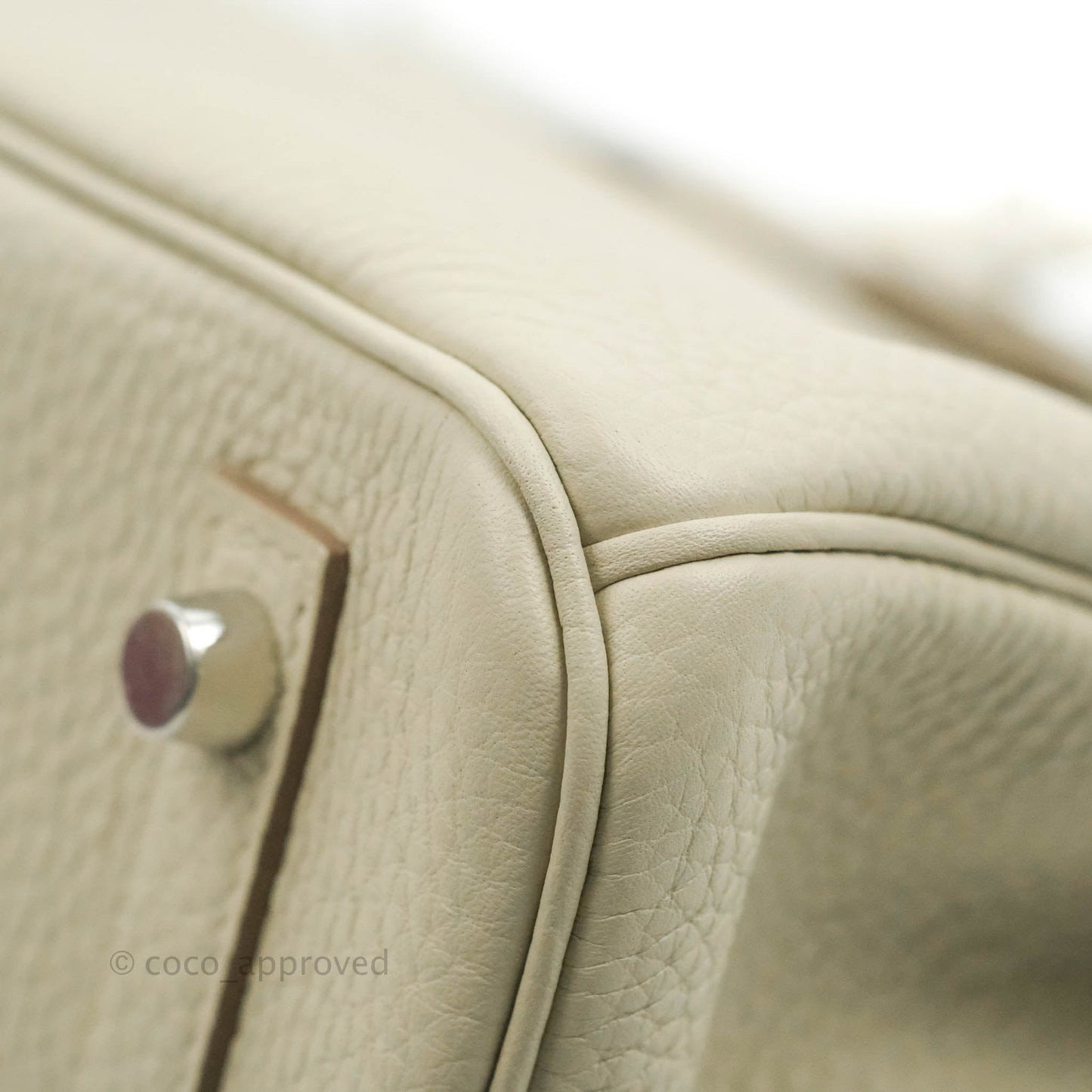 Hermès Birkin 30 Beton Clemence Palladium Hardware