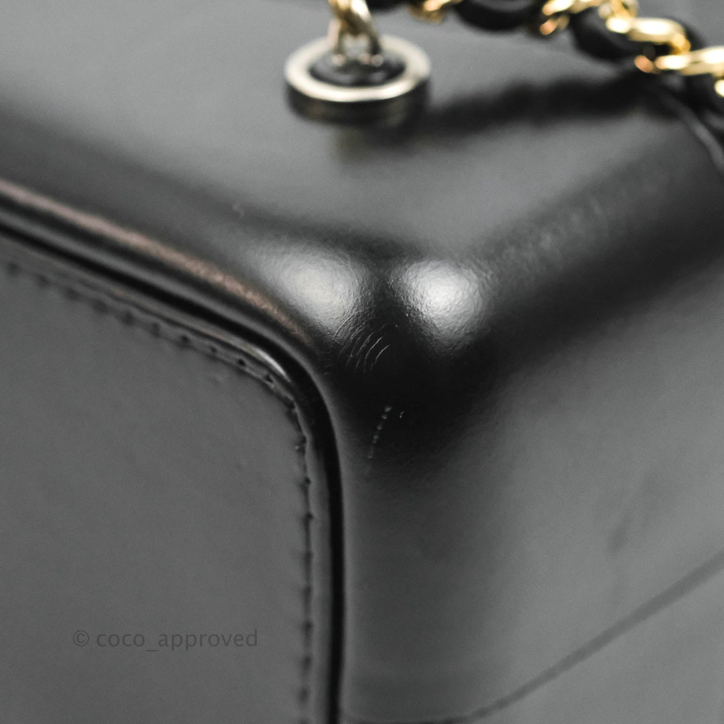 Chanel Small Gabrielle Backpack Black Aged Calfskin
