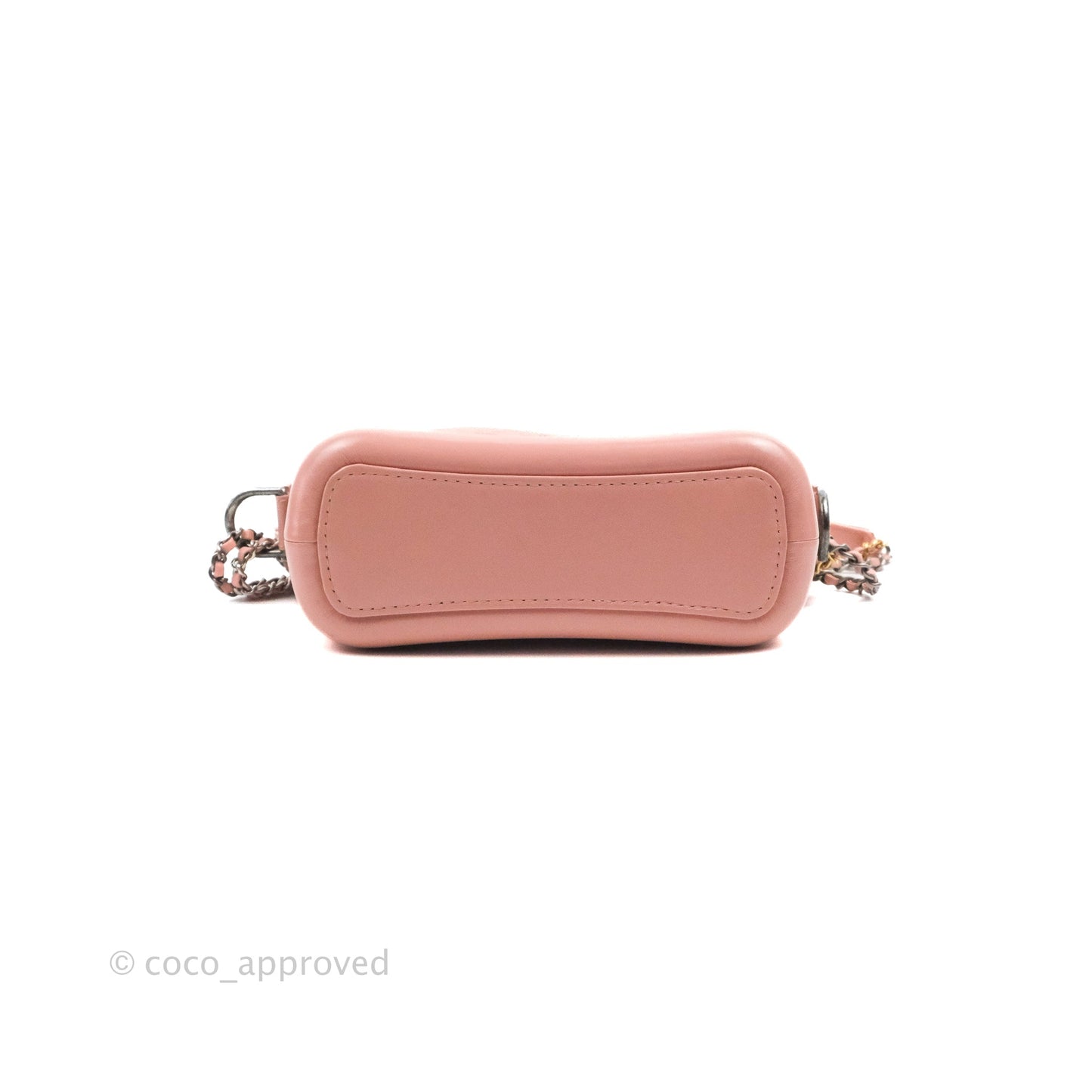 Chanel Quilted Small Gabrielle Hobo Pink Aged Calfskin