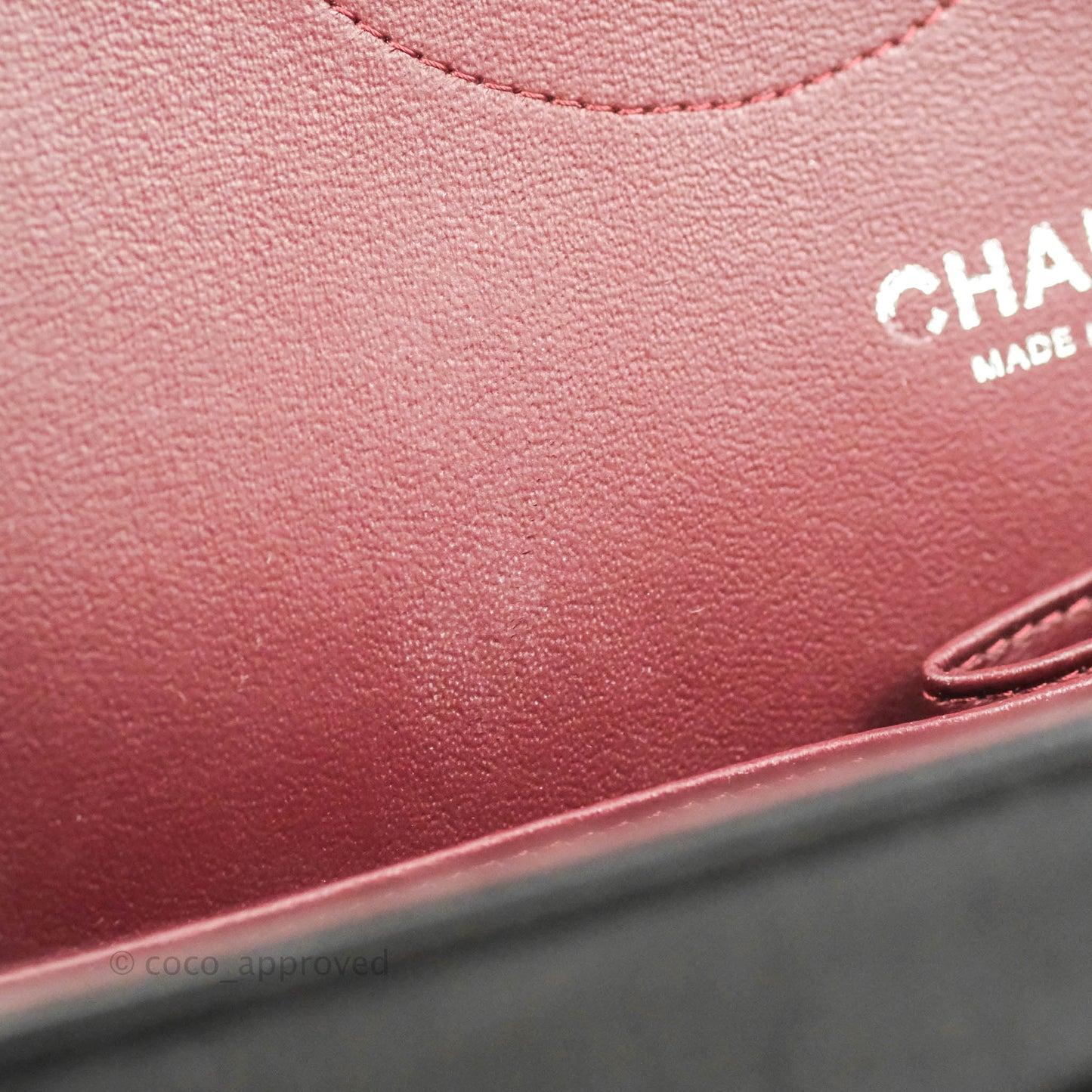 Chanel Jumbo Double Flap Black Lambskin Silver Hardware⁣⁣