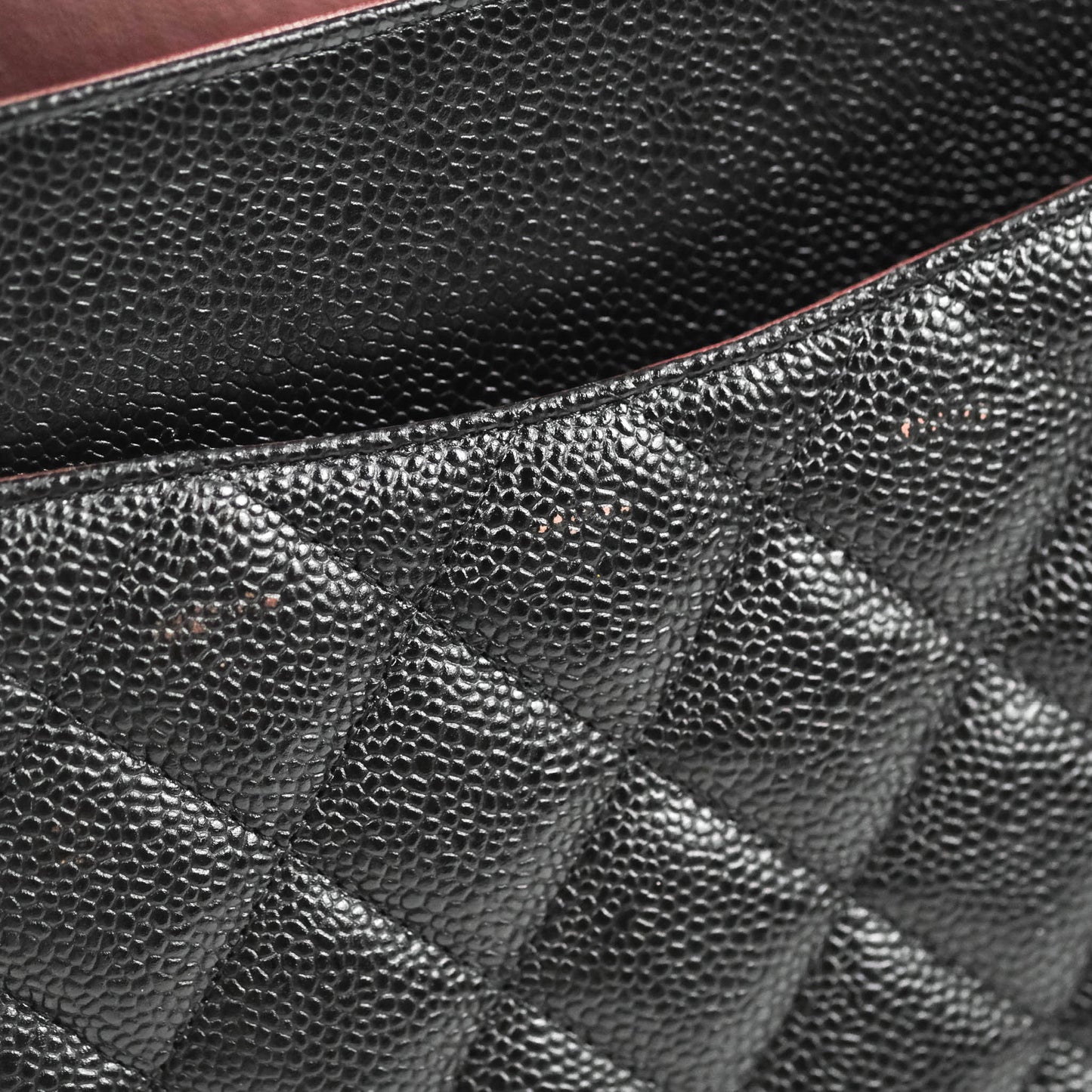 Chanel Quilted Maxi Double Flap Black Caviar Silver Hardware