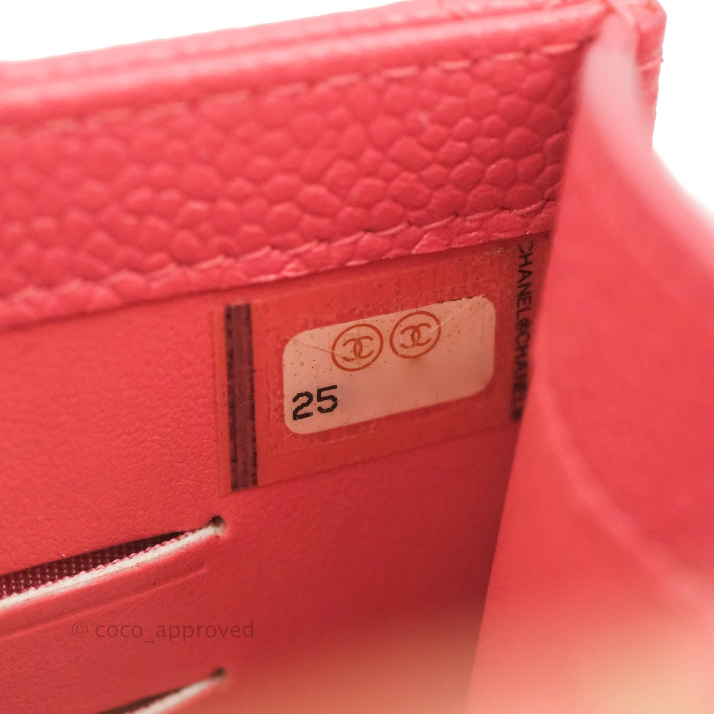 Chanel Golden Class Phone Holder With Chain Pink Caviar Gold Hardware