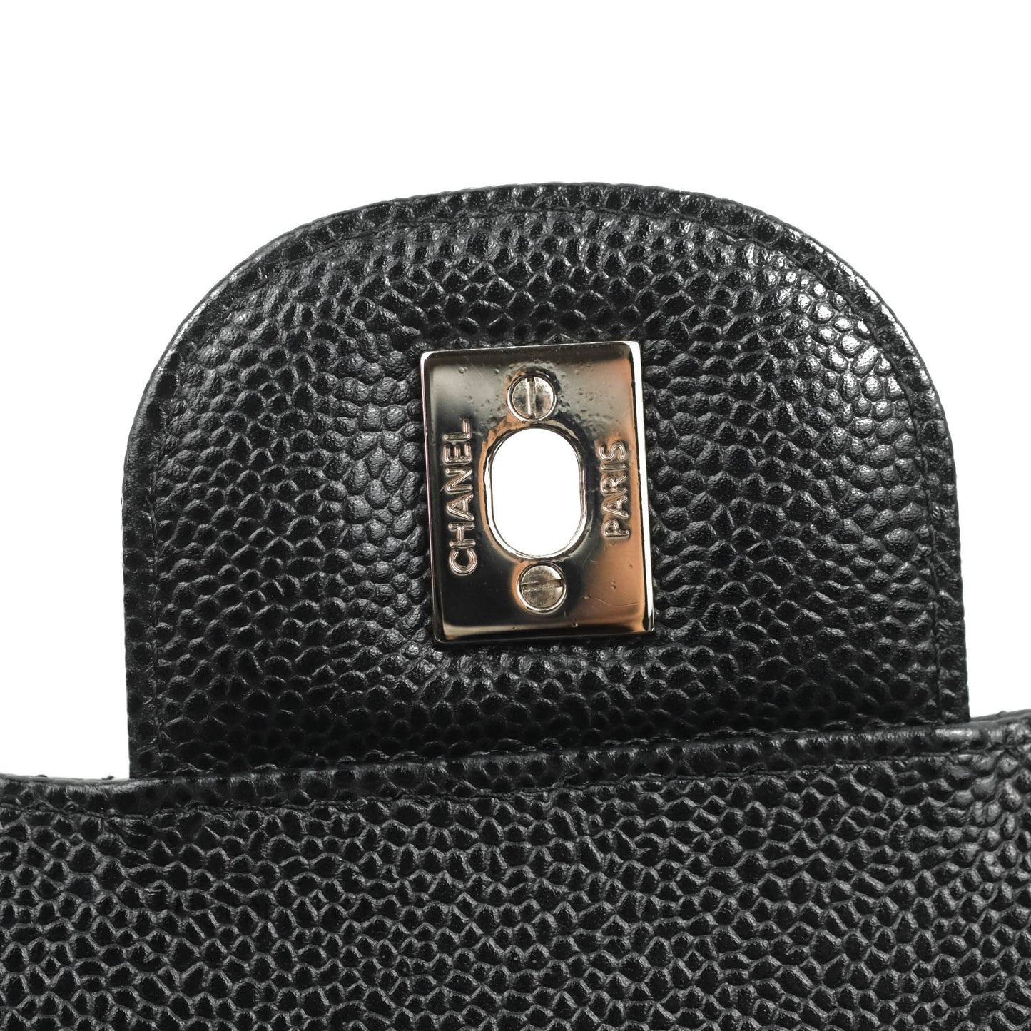 Chanel Jumbo Double Flap Black Caviar Silver Hardware⁣⁣