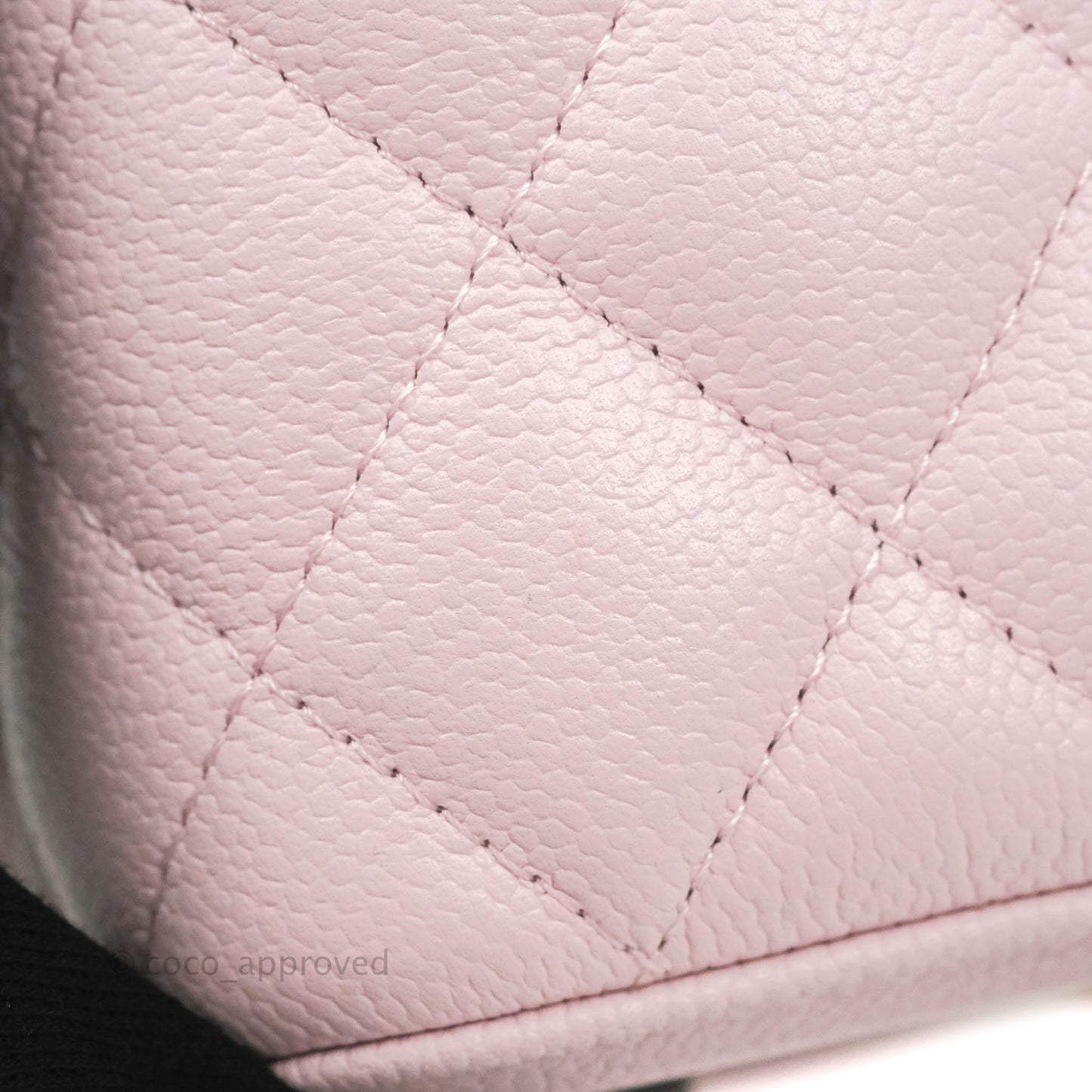 Chanel Vanity with CC Chain Light Pink Caviar Gold Hardware