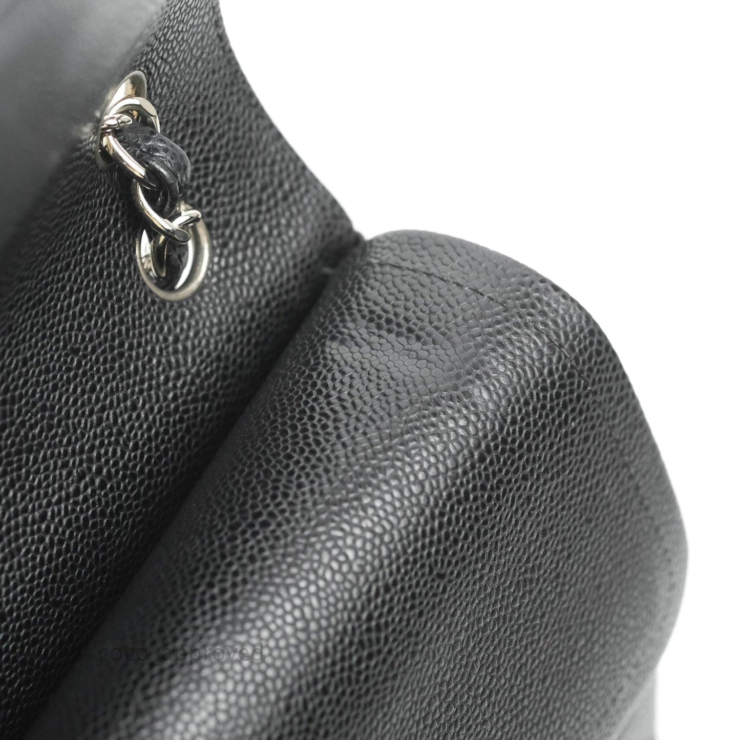 Chanel Jumbo Double Flap Black Caviar Silver Hardware⁣⁣