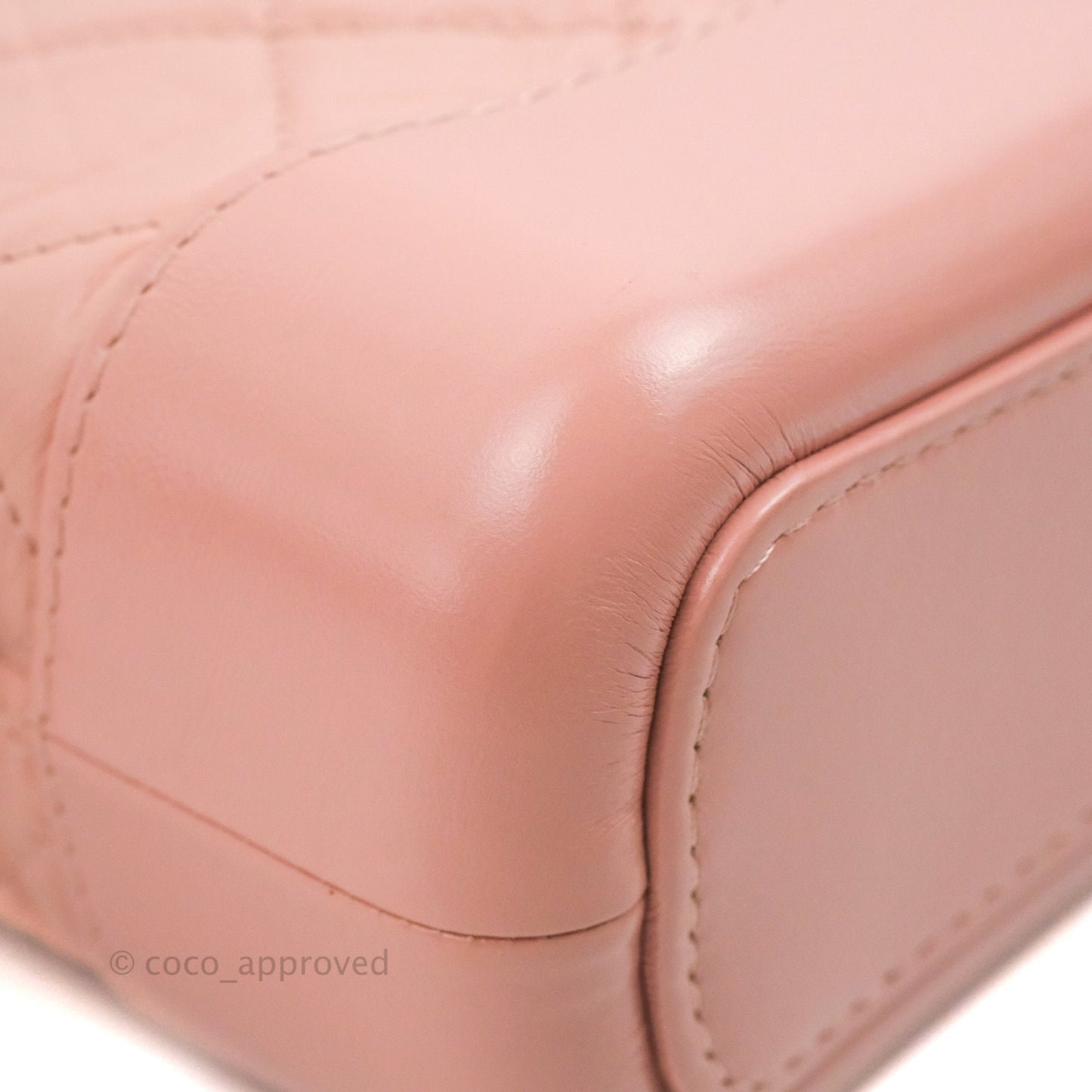 Chanel Quilted Small Gabrielle Hobo Pink Aged Calfskin