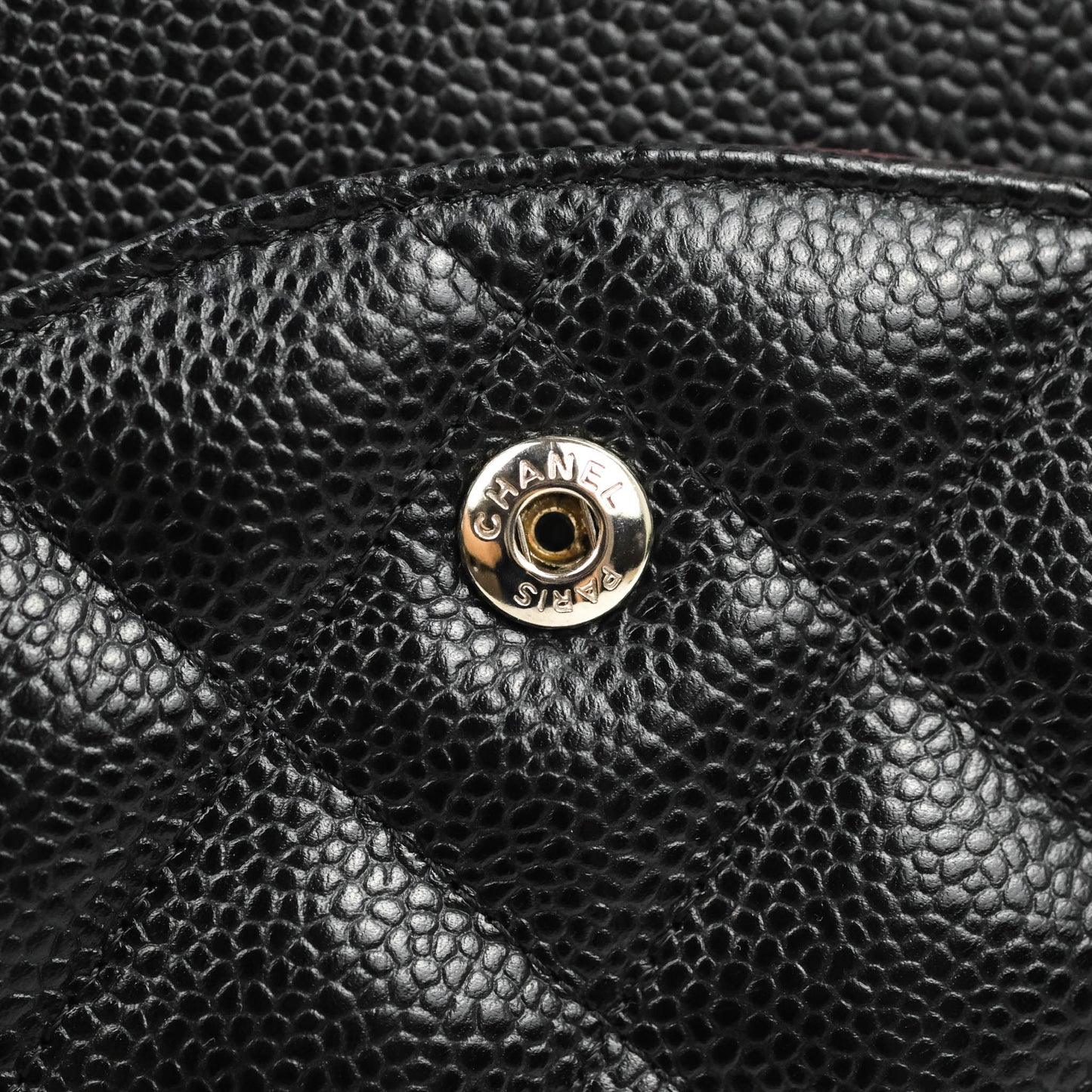 Chanel Jumbo Double Flap Black Caviar Silver Hardware⁣⁣