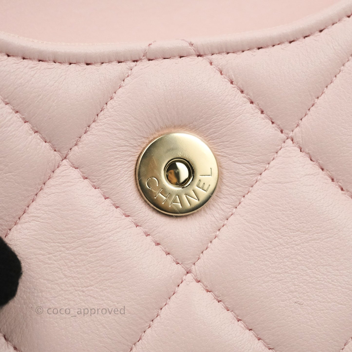 Chanel Mini Clutch With Chain Pink Lambskin Gold Hardware