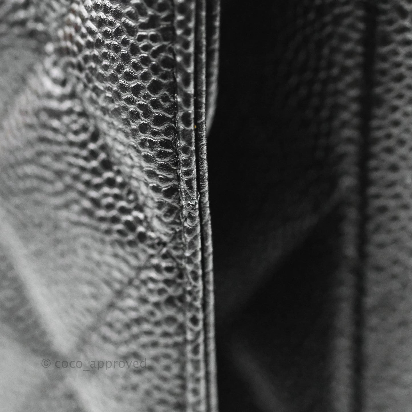 Chanel Quilted Maxi Double Flap Black Caviar Silver Hardware