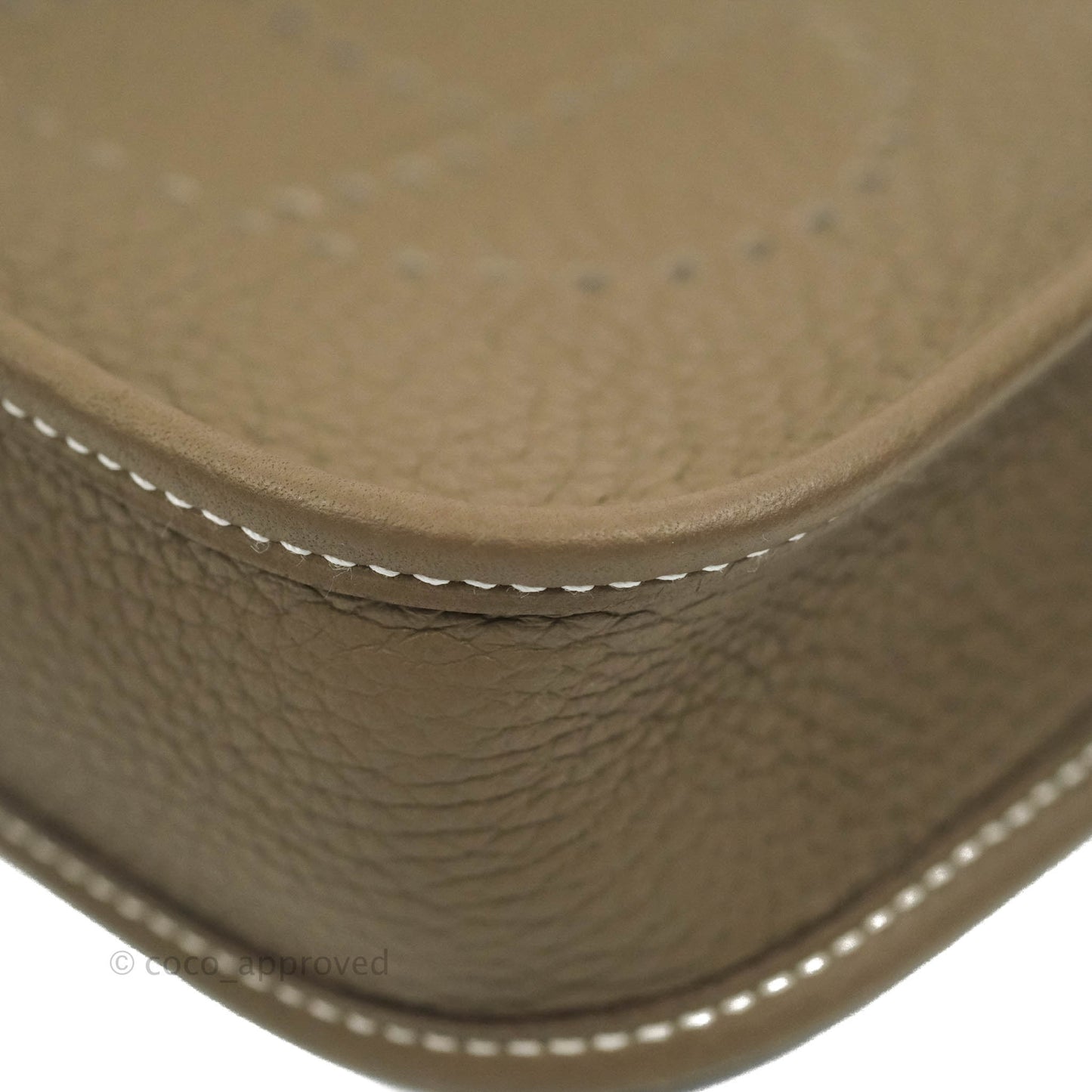 Hermès Mini Evelyne 16 Amazone Clemence Etoupe Gold Hardware