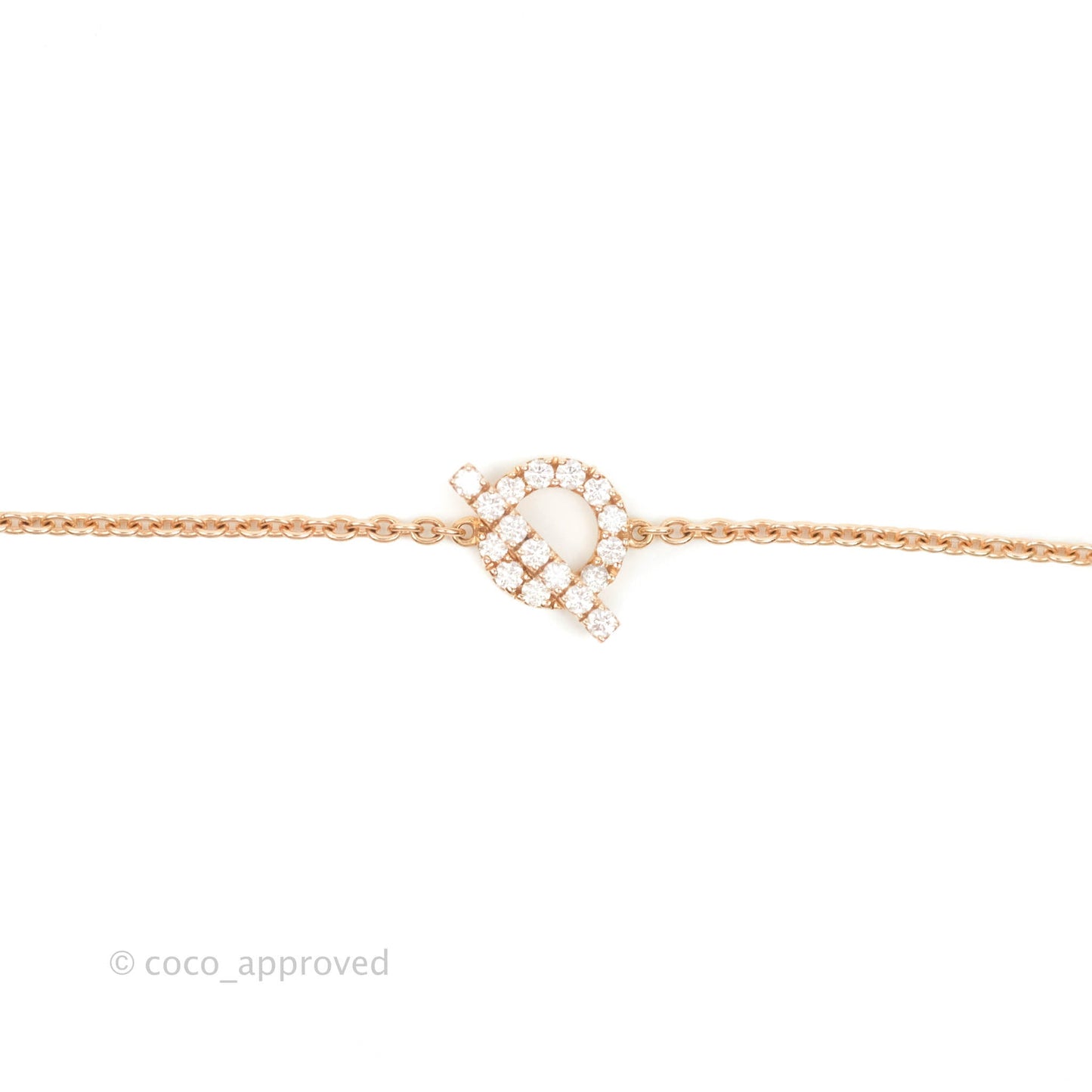 Hermès Finesse Bracelet Rose Gold