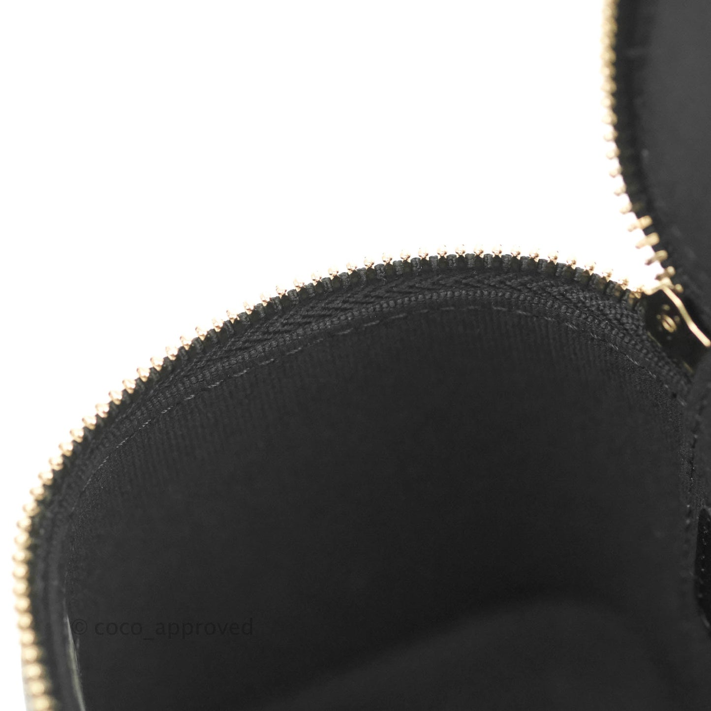 Chanel Mini Top Handle Vanity With Chain Black Lambskin Gold Hardware