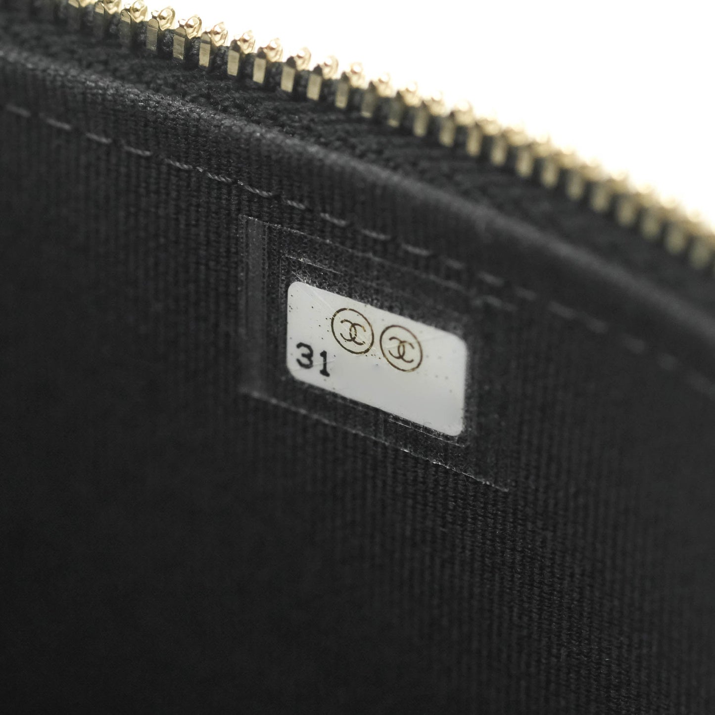 Chanel Classic Vanity Rectangular Top Handle With Chain Black Lambskin Aged Gold Hardware