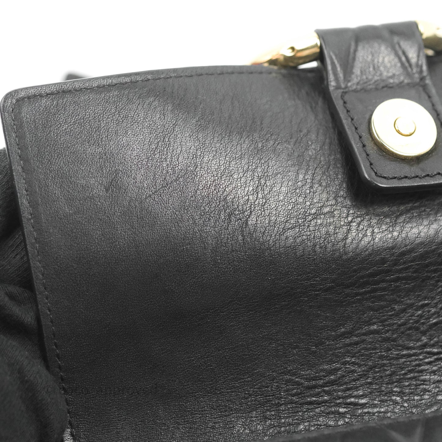 Chloe Small Faye Shoulder Bag Quilted Black Calfskin