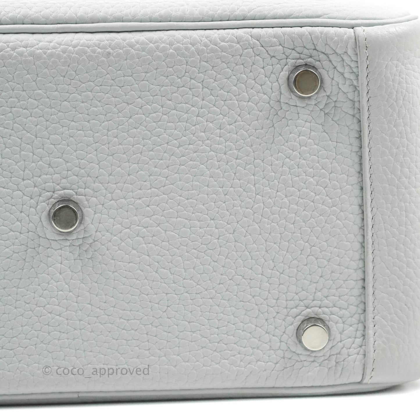 Hermès Lindy 26 Blue Glacier 8U Taurillon Clemence Palladium Hardware