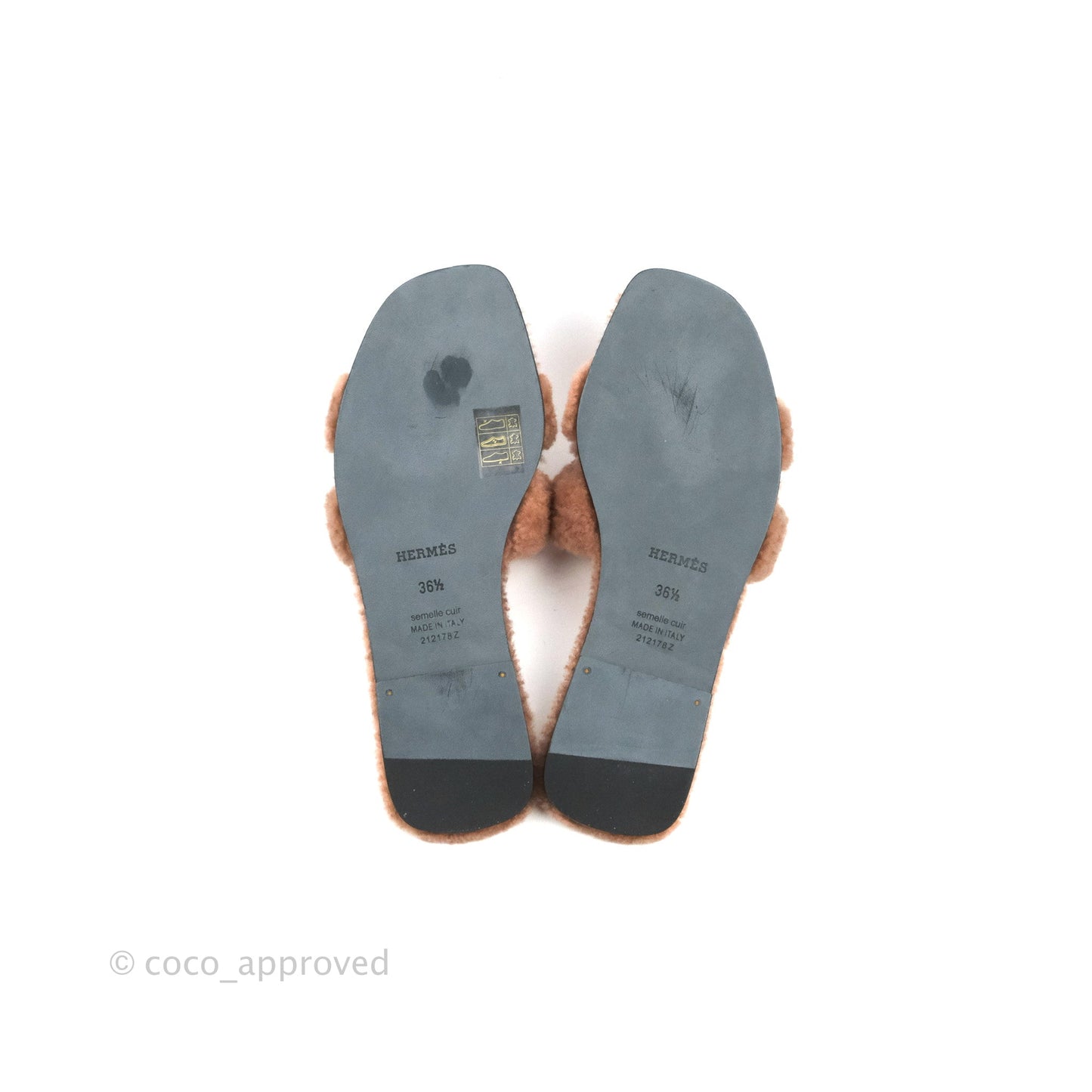 Hermès Teddy Oran Sandals in Rose Aube Size 36.5