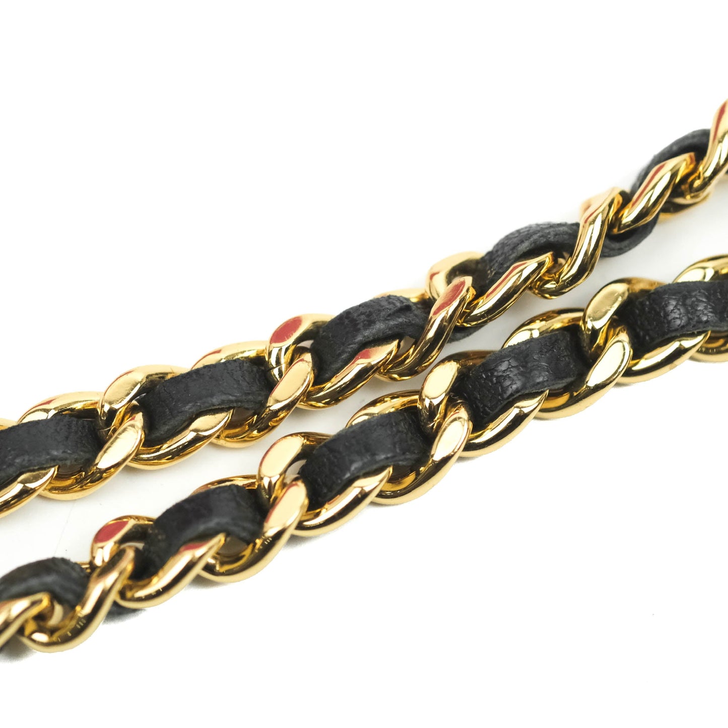 Chanel Classic Vanity Rectangular Top Handle With Chain Black Lambskin Aged Gold Hardware