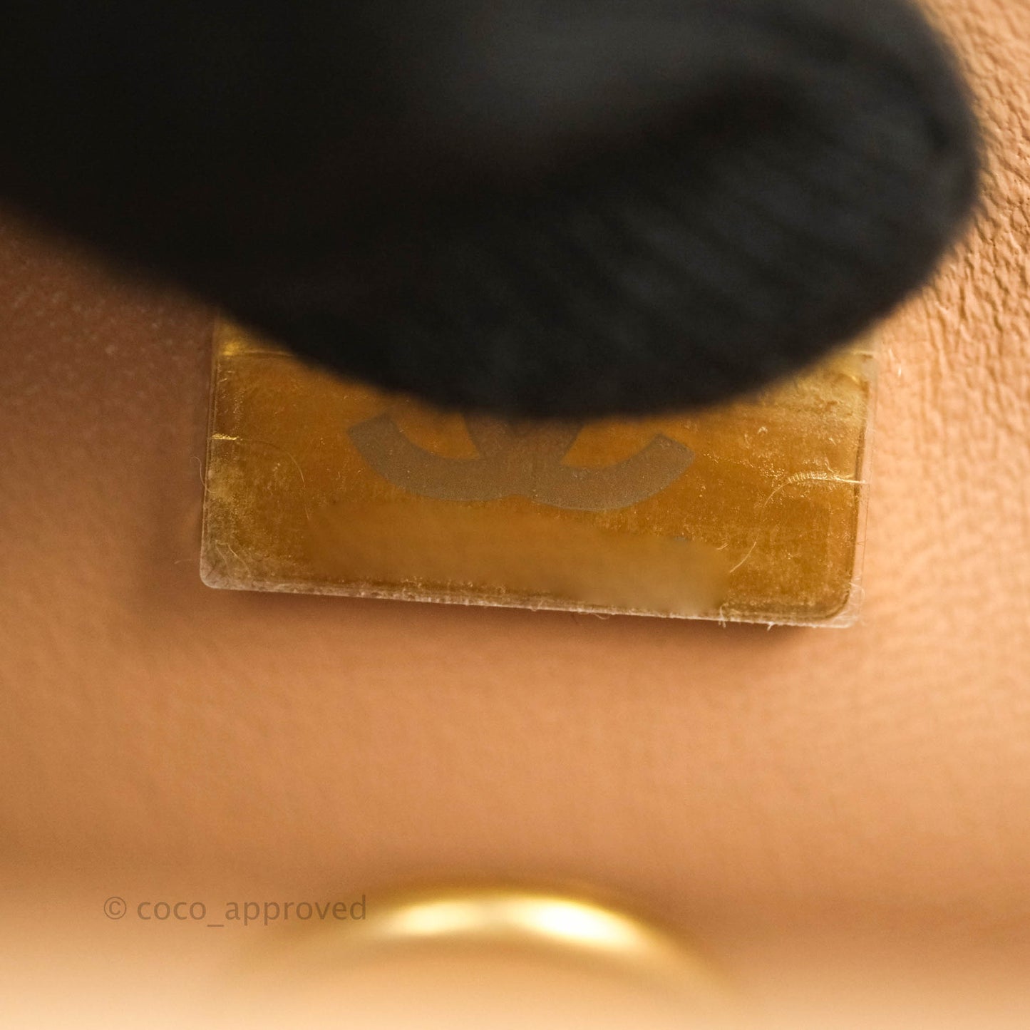 Chanel Quilted Mini Perfect Fit Adjustable Beige Calfskin Gold Hardware 21A