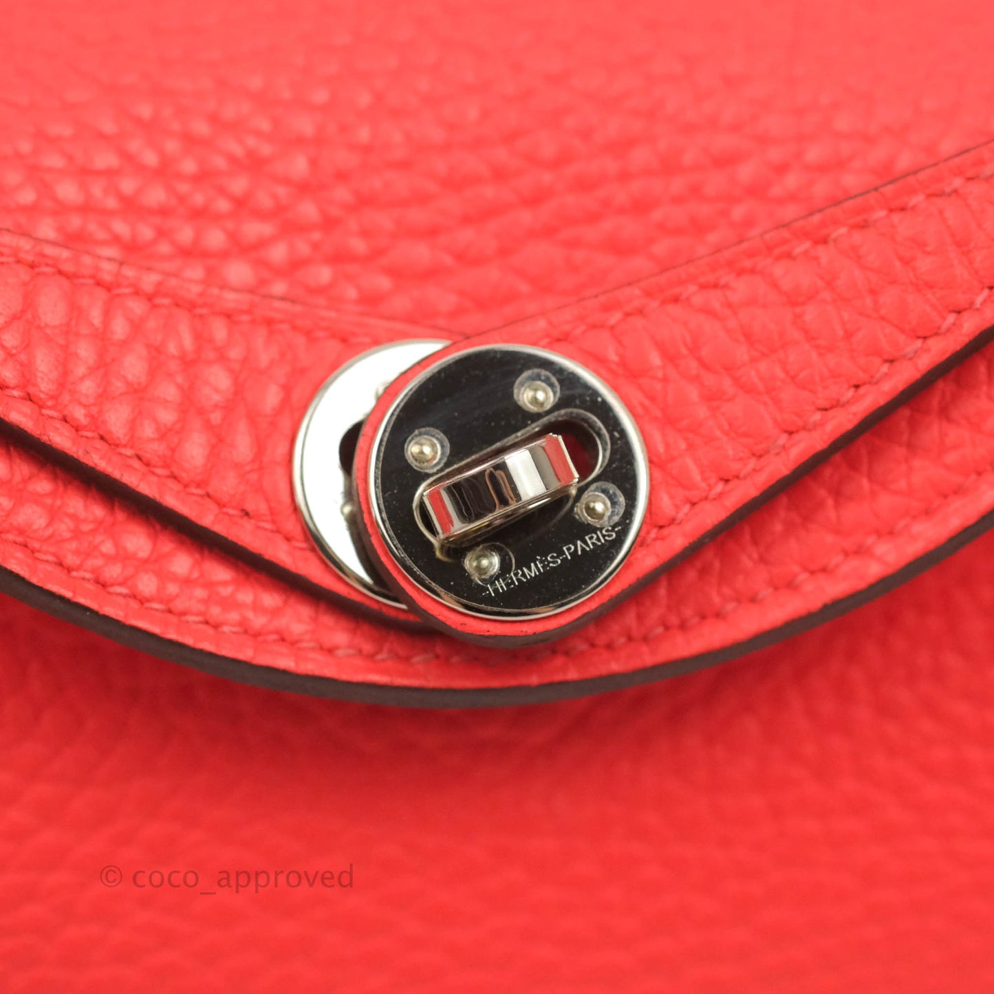 Hermès Mini Lindy 20 Taurillon Clemence Rose Texas Palladium Hardware