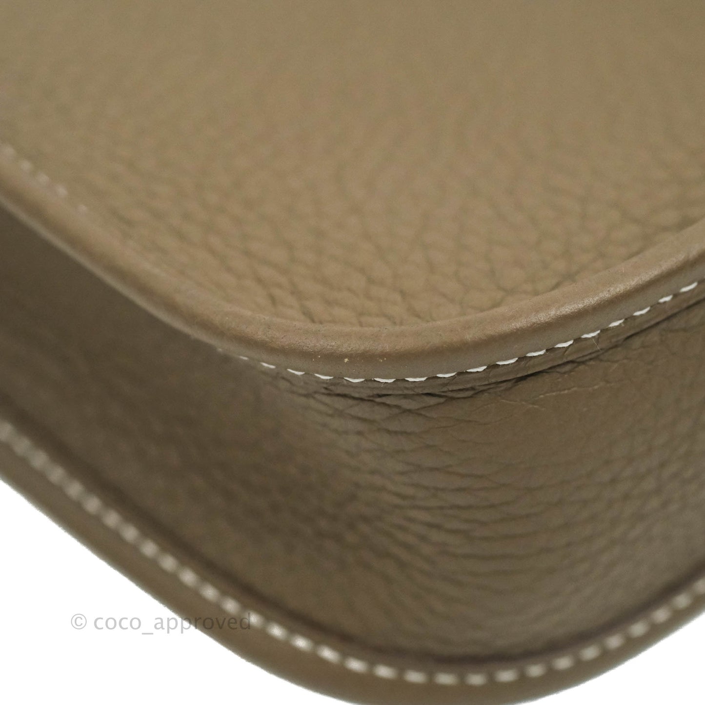 Hermès Mini Evelyne 16 Amazone Clemence Etoupe Gold Hardware