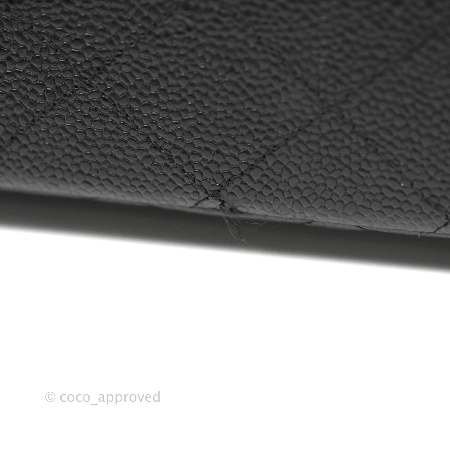 Chanel Quilted Maxi Double Flap Black Caviar Silver Hardware
