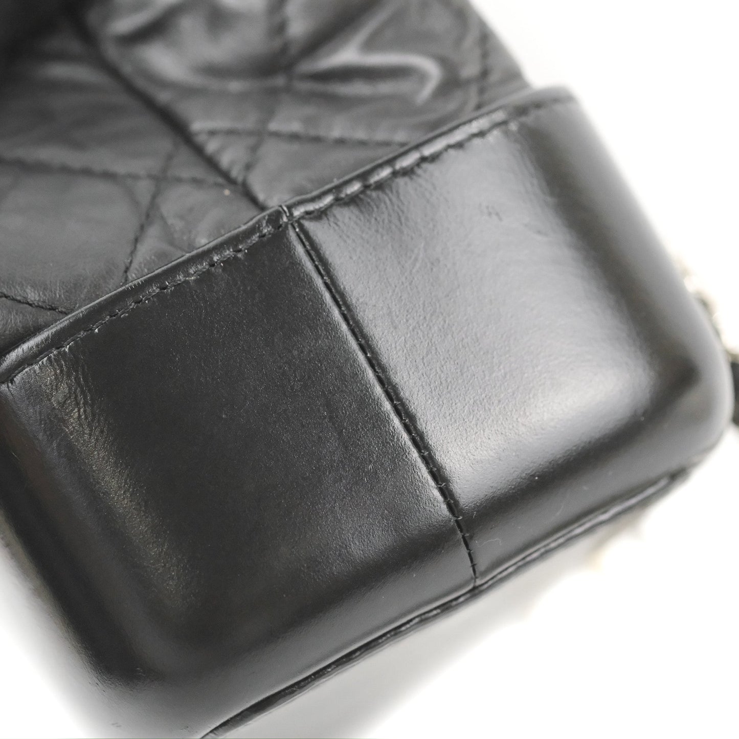 Chanel Small Gabrielle Backpack Black Aged Calfskin