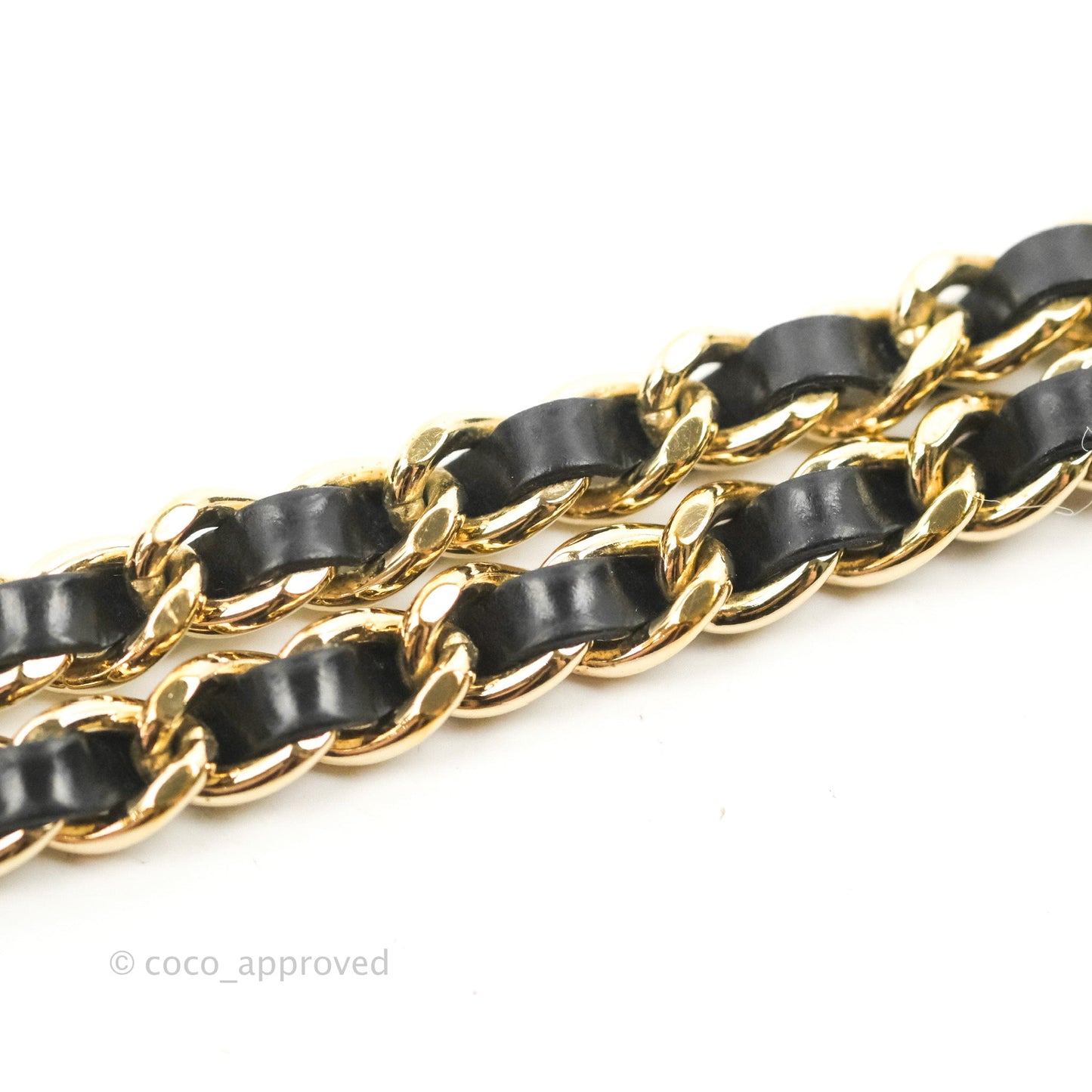 Chanel Mini Flap Clutch with Chain Black Gold Hardware