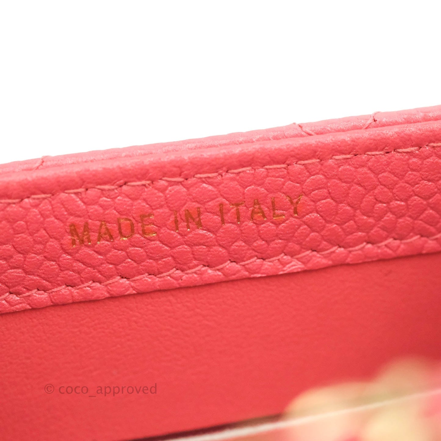 Chanel Golden Class Phone Holder With Chain Pink Caviar Gold Hardware